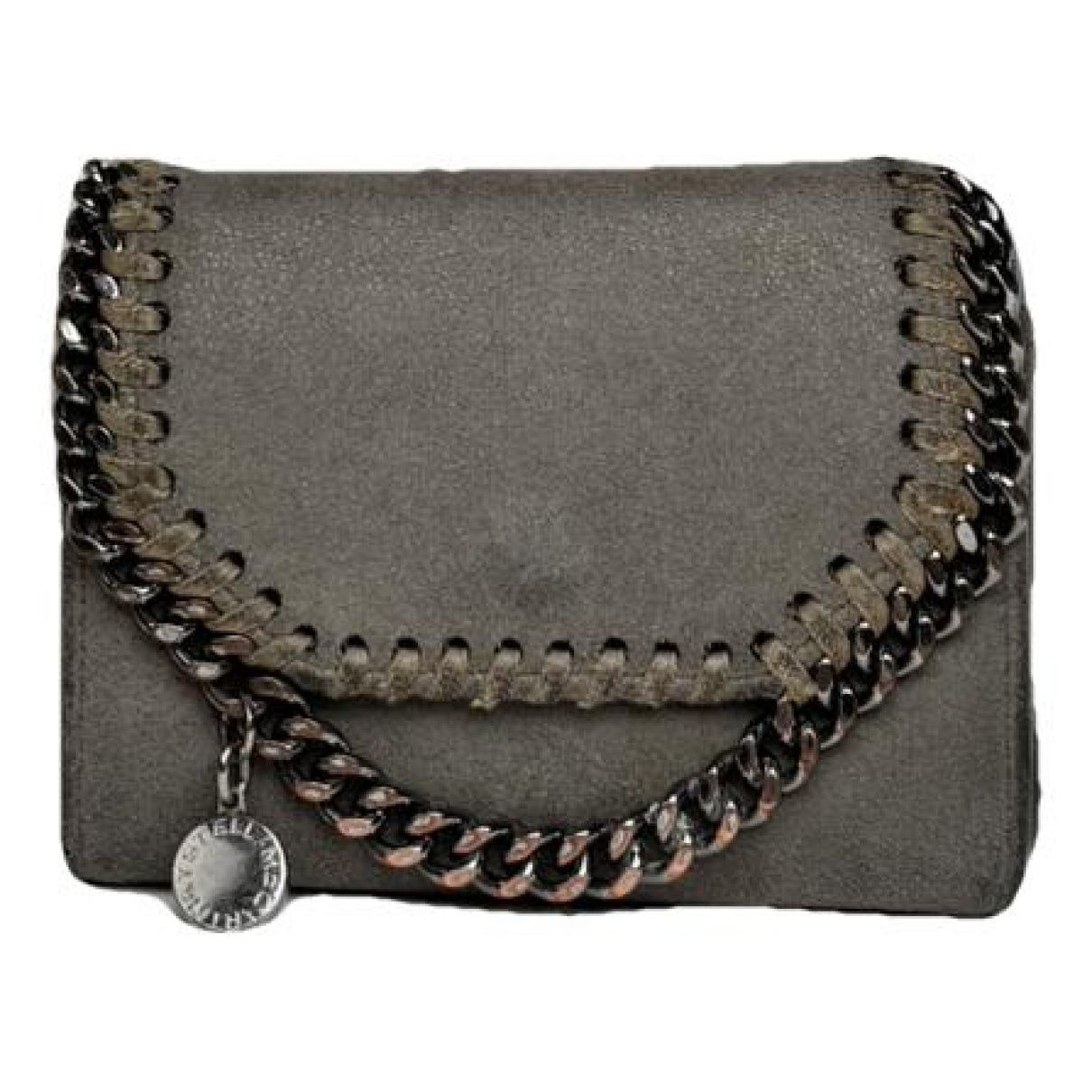 Stella McCartney Grey Vegan Leather Wallet Size ONE SIZE - 1 Thumbnail