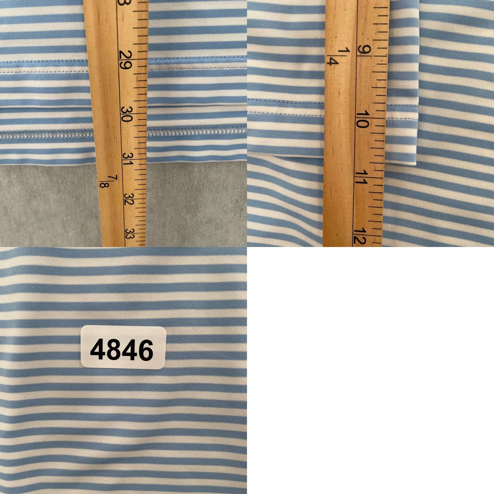 Peter Millar Peter Millar Shirt Adult Large Blue Striped Polo Summer Comfort Archie Griffin Size US L / EU 52-54 / 3 - 8 Thumbnail