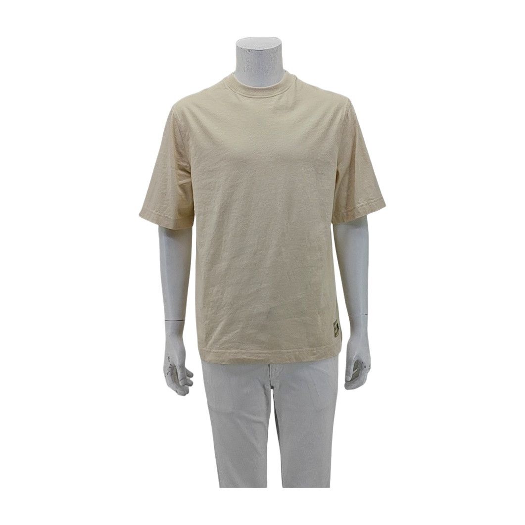 Burberry Burberry Beige Cotton Logo T-Shirt Size M Size US M / EU 48-50 / 2 - 1 Thumbnail