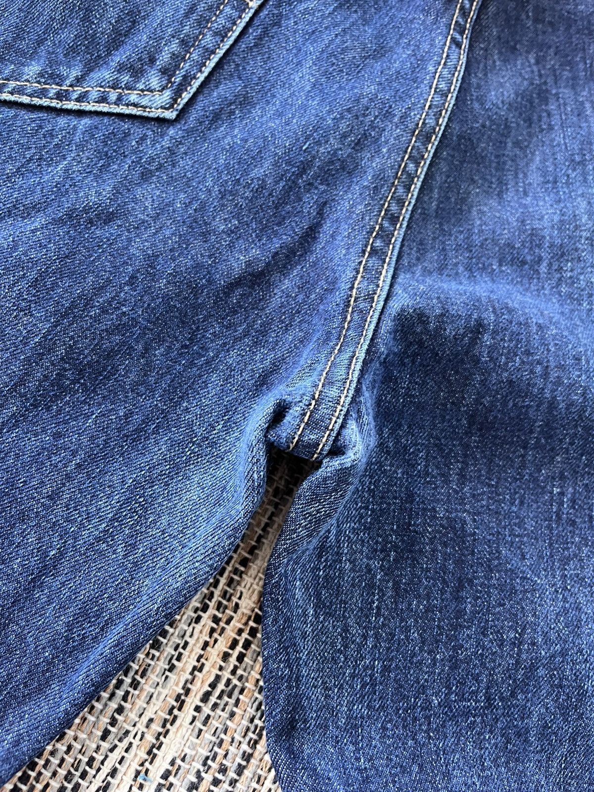Tommy Hilfiger 00s Vintage Tommy Hilfiger Denim Jeans Navy Pants straigh Size US 34 / EU 50 - 19 Thumbnail