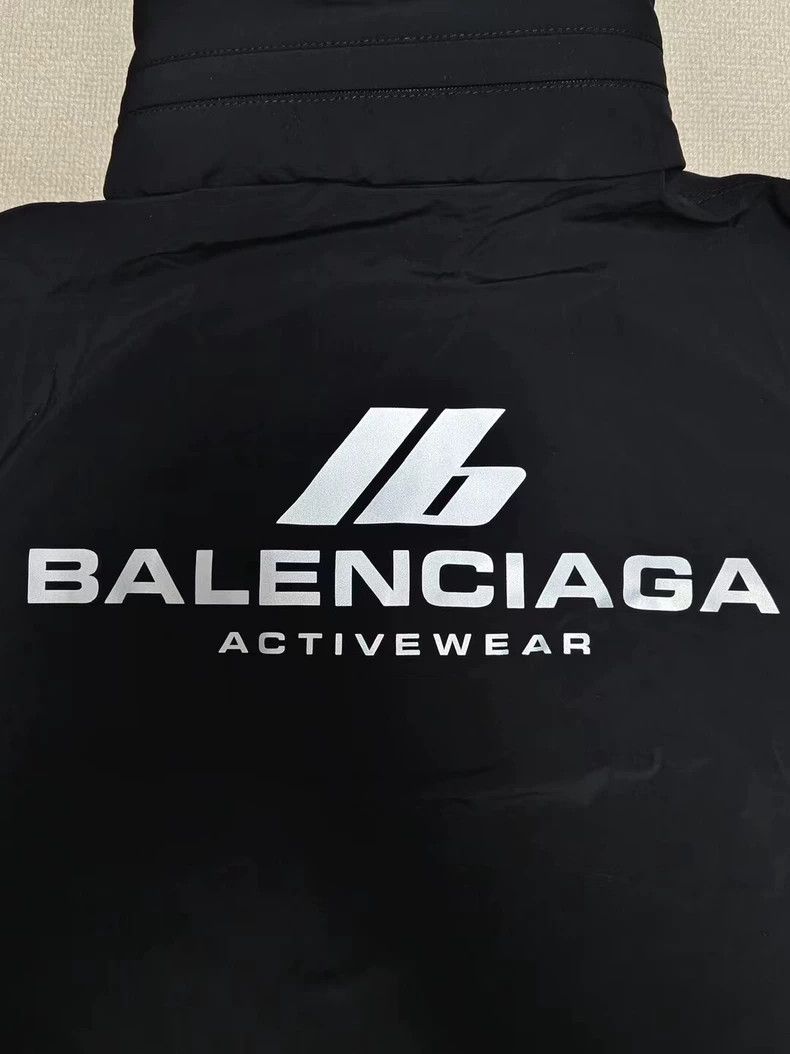 Balenciaga Balenciaga 24 FW Black Active wear Reflective Logo Hooded J Size XS / US 0-2 / IT 36-38 - 3 Thumbnail