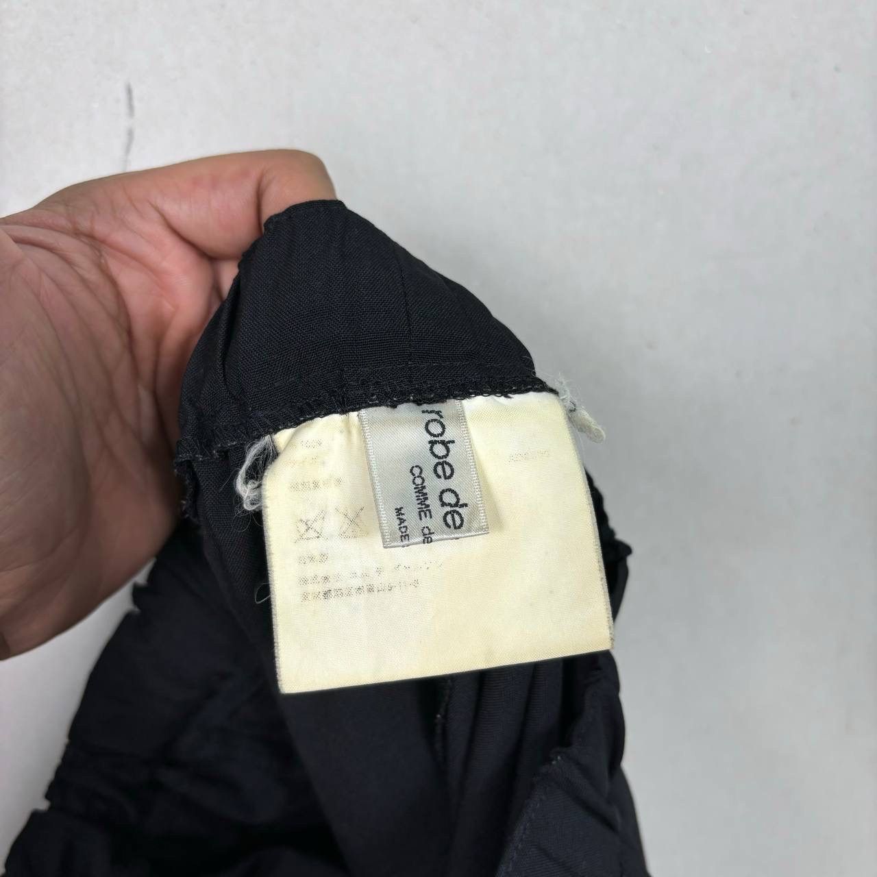 Comme des Garcons Thrashed AD2000 Comme Des Garcons Wool Wide Leg Pants Size US 30 / EU 46 - 13 Thumbnail