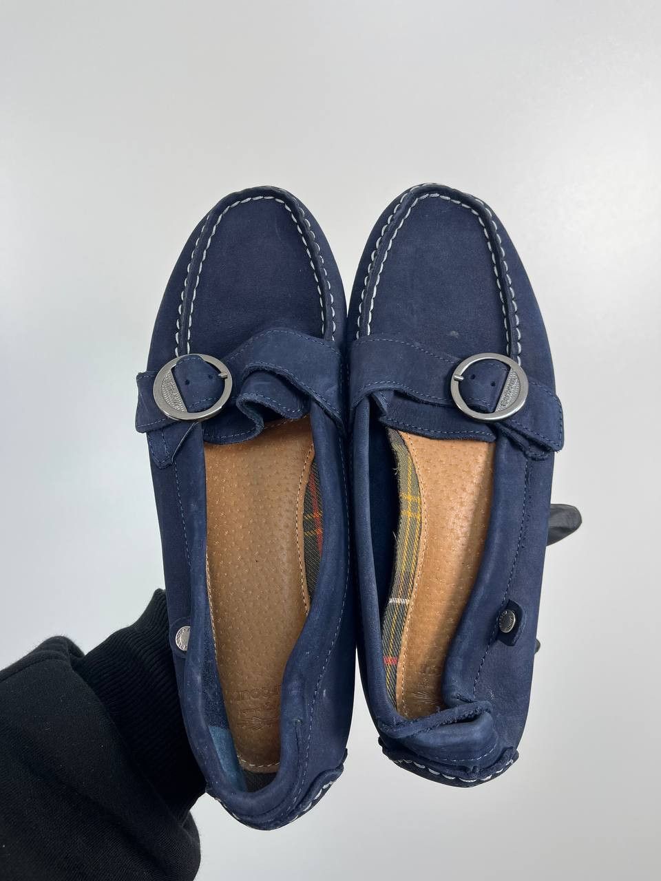 Barbour Barbour Blue Suede Driving Shoes Loafers Womens Size Eu 37 Size US 7 / IT 37 - 1 Thumbnail