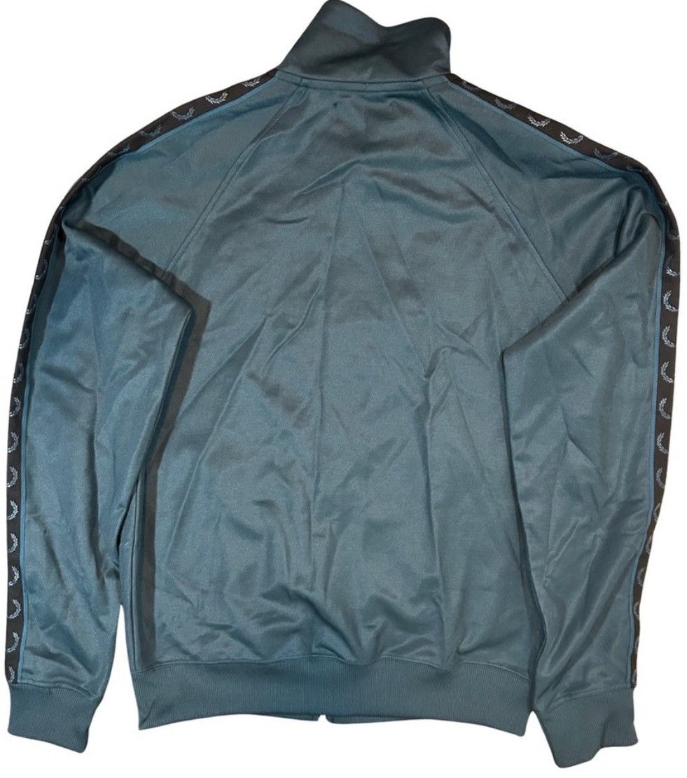 Fred Perry Fred Perry Blue/Green Contrast Tape Full-Zip Track Jacket Size US M / EU 48-50 / 2 - 3 Thumbnail