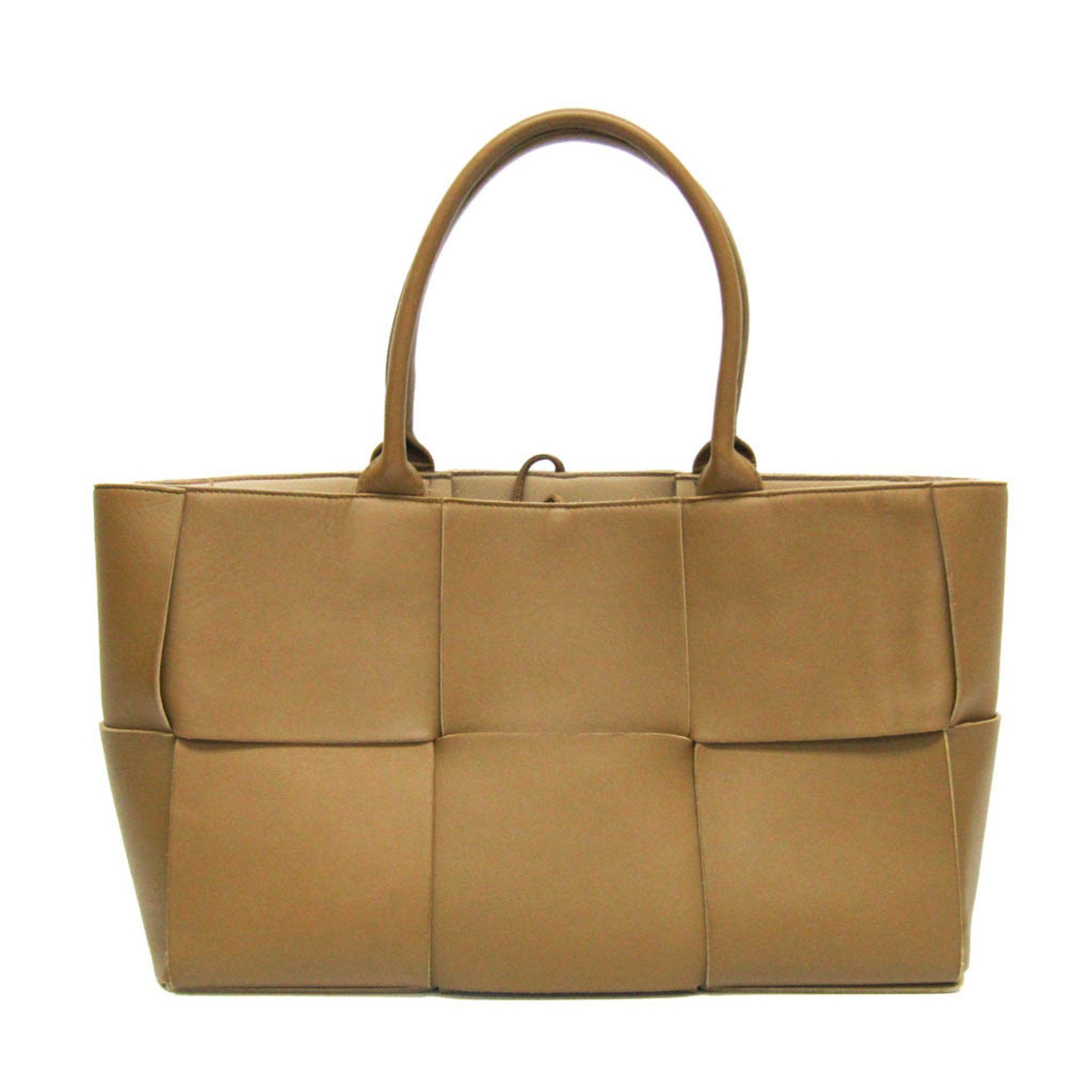 Bottega Veneta Arco Camel Leather Tote Bag (Pre-Owned) Size ONE SIZE - 1 Thumbnail