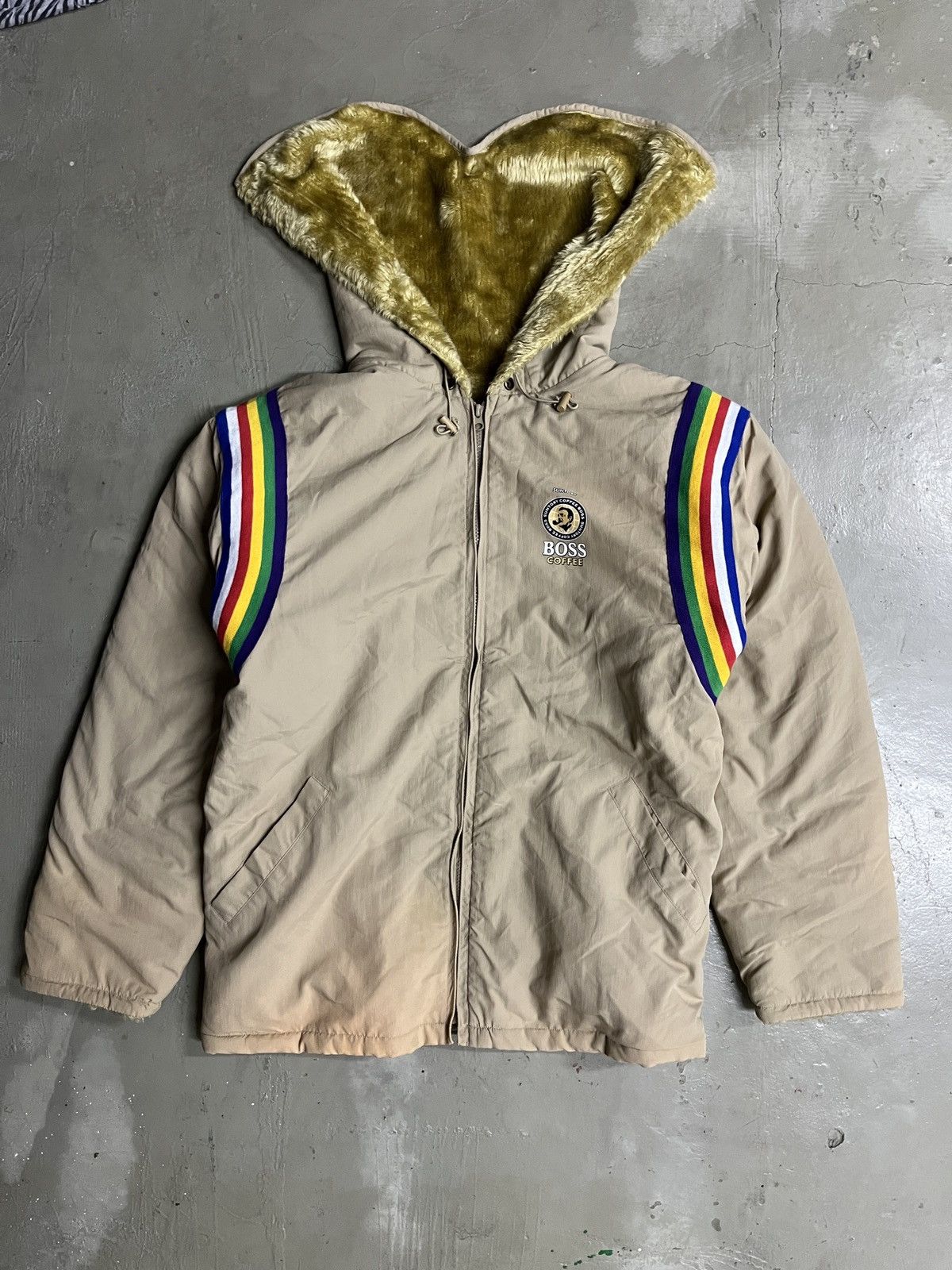 Vintage Vintage Rare SUNTORY BOSS COFFEE Japan Sherpa Parka Size US L / EU 52-54 / 3 - 22 Thumbnail