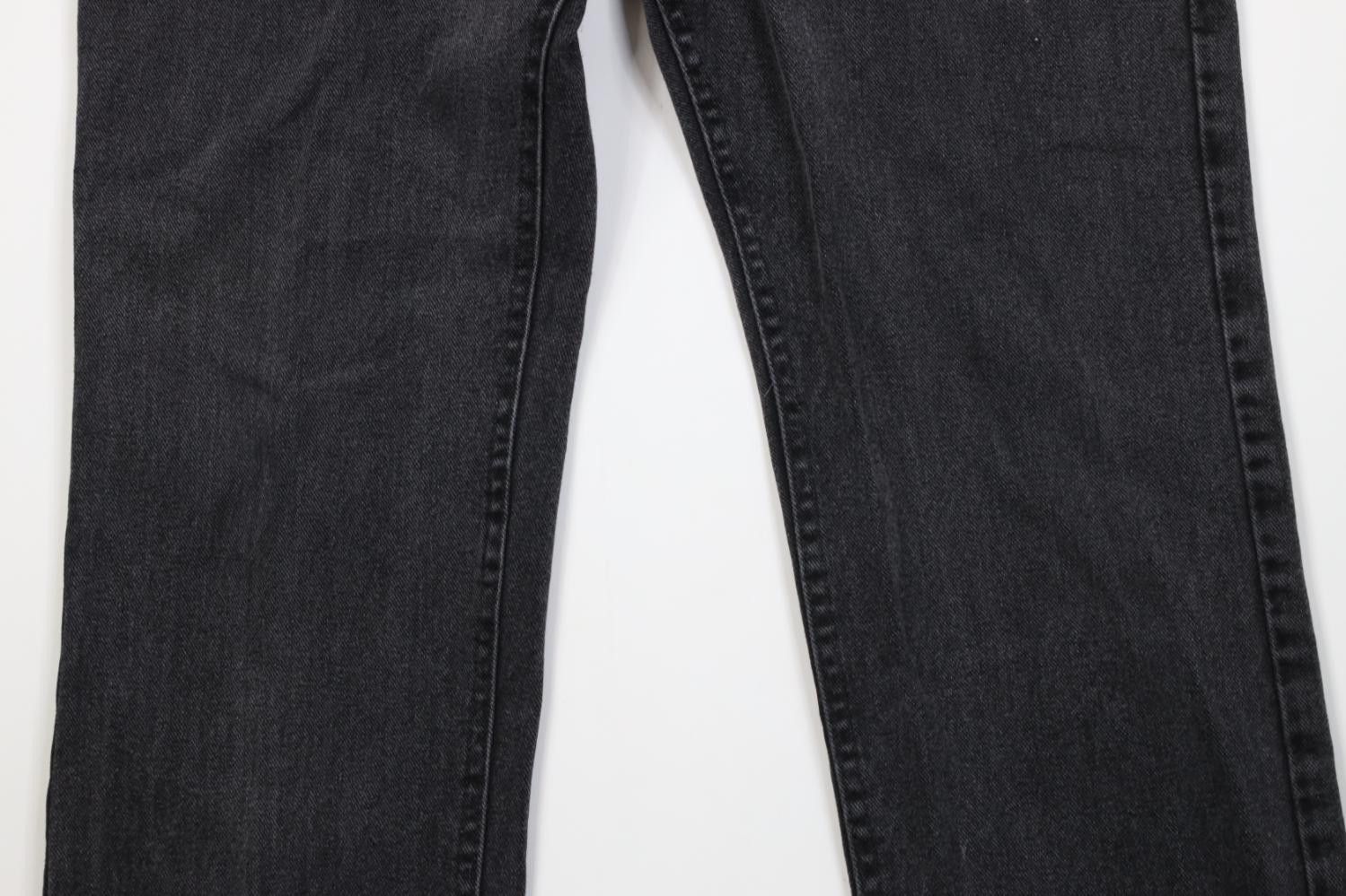 Lee Vintage 90s Lee Faded Straight Leg Denim Jeans Black Cotton Size US 36 / EU 52 - 3 Thumbnail
