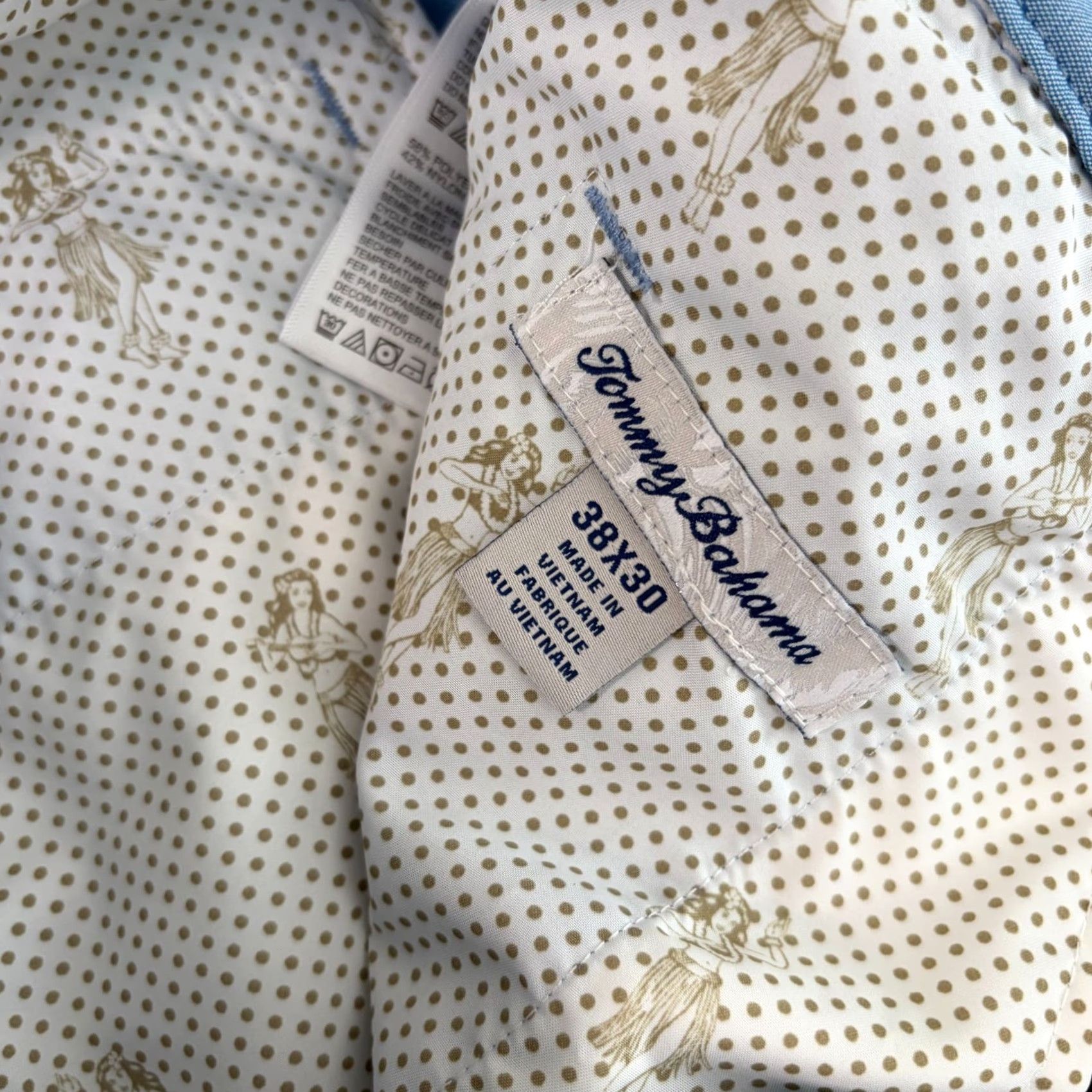 Tommy Bahama VINTAGE? No. Tommy Bahama Island Zone Performance Golf Pants in Sky Blue Men 38x28 Size US 38 / EU 54 - 2 Thumbnail
