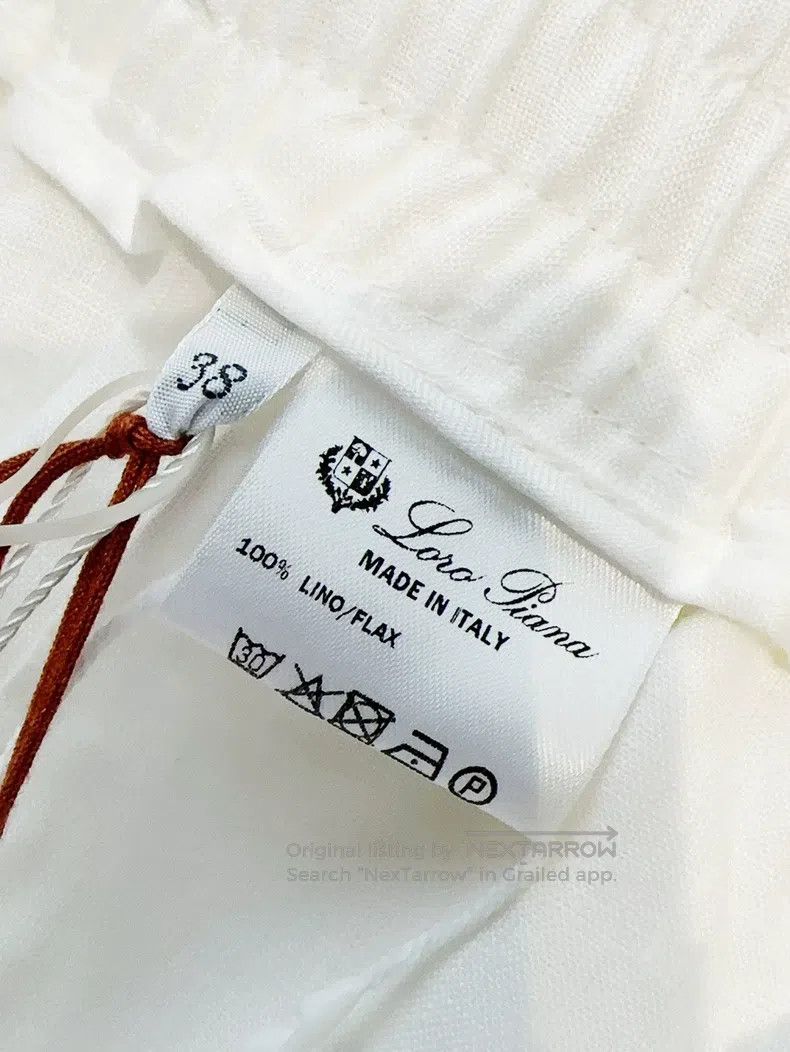 Loro Piana Loro Piana White size 38 drawstring elastic waist shorts Size 25" / US 0 / IT 36 - 6 Thumbnail