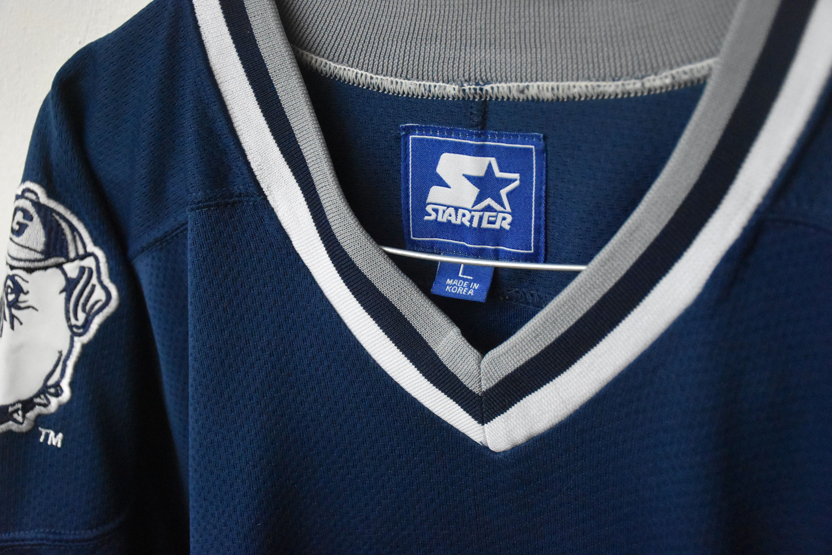 NBA × Starter × Vintage 90s vintage Georgetown Hoyas dog summer jersey tee t-shirt Size US XL / EU 56 / 4 - 5 Thumbnail