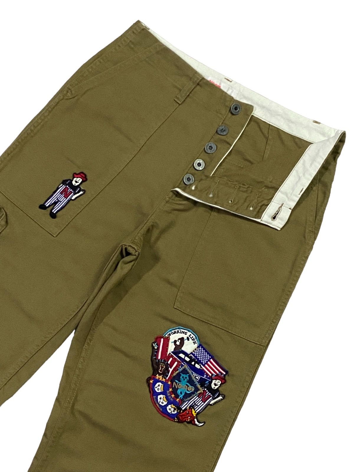 Issey Miyake Ne-Net By Issey Miyake Patch Baker Pants Size US 30 / EU 46 - 19 Thumbnail