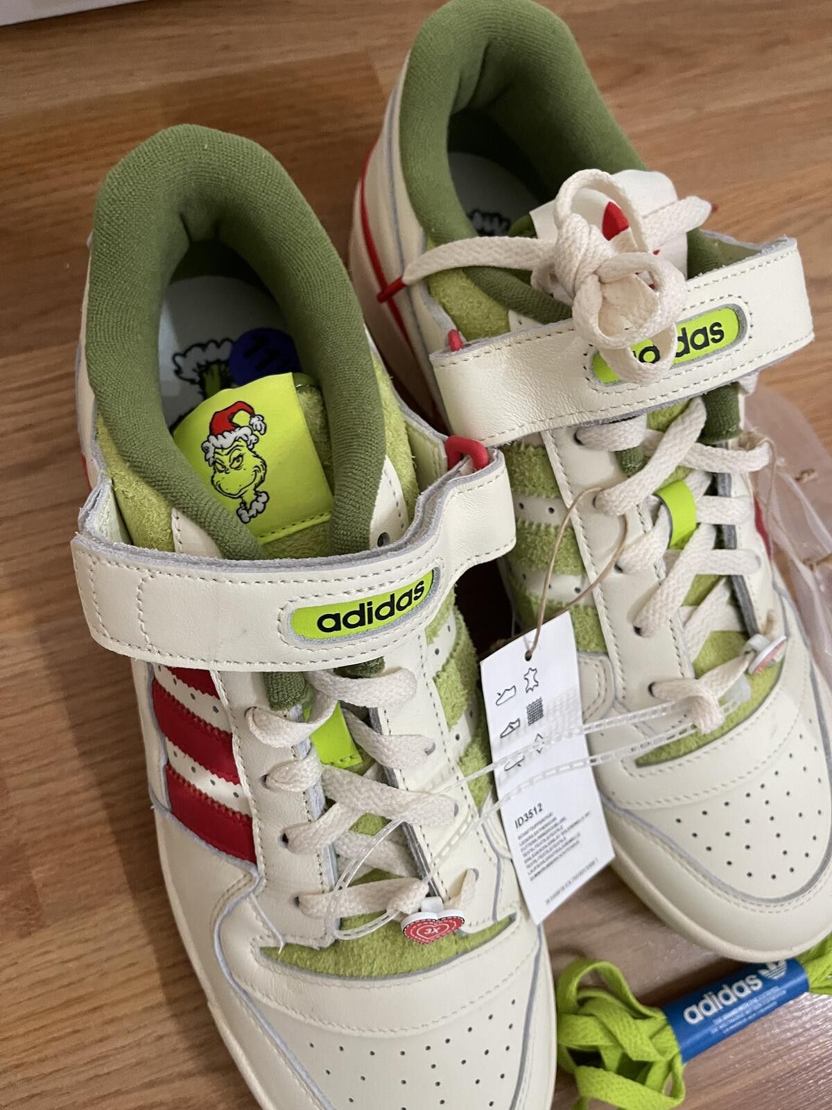 Adidas Adidas Grinch Themed Sneakers Size 11.5 Size US 11.5 / EU 44-45 - 3 Thumbnail