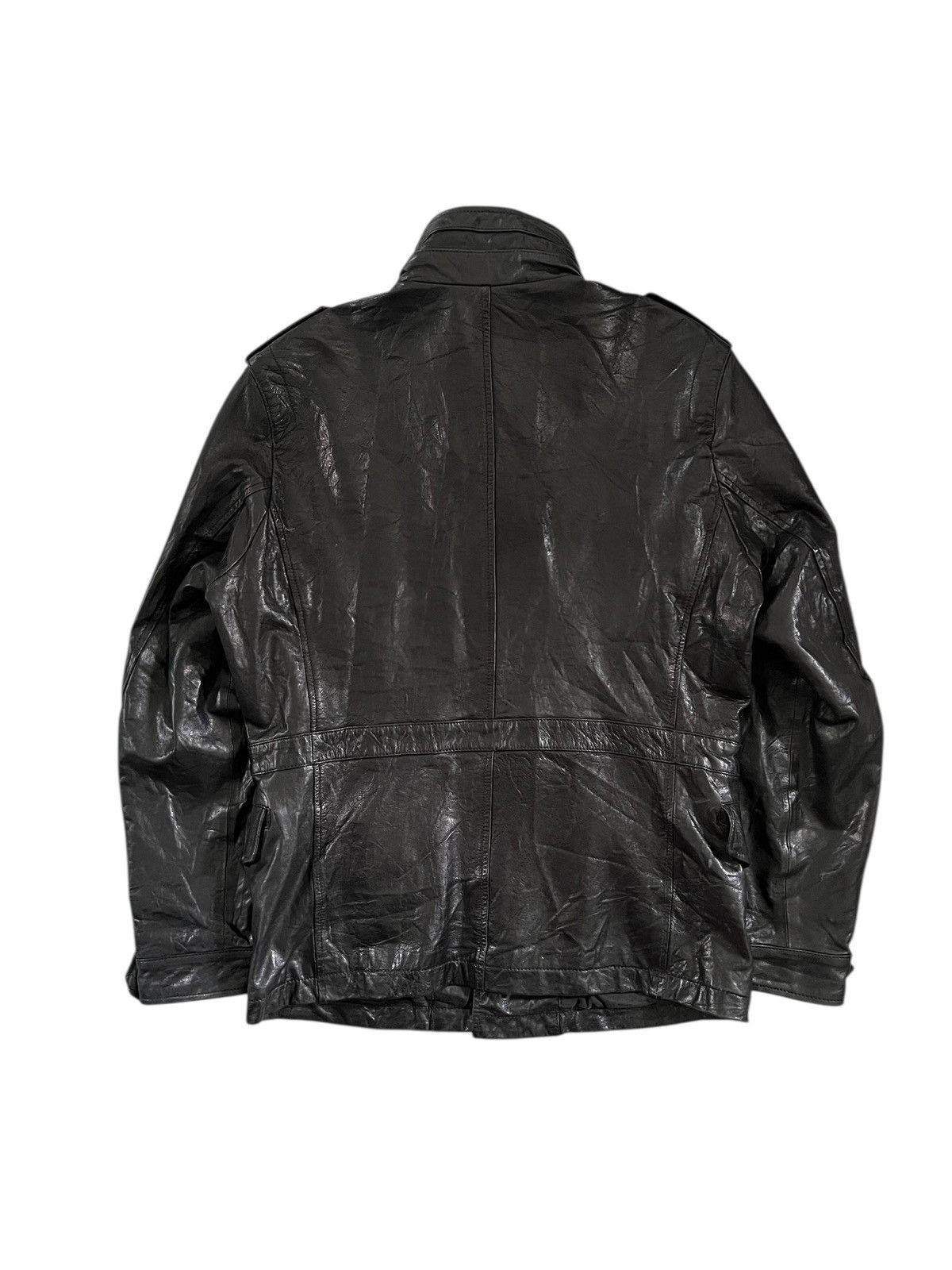 Avirex 2000s Avirex M65 Sheepskin Leather Jacket Size US L / EU 52-54 / 3 - 2 Thumbnail