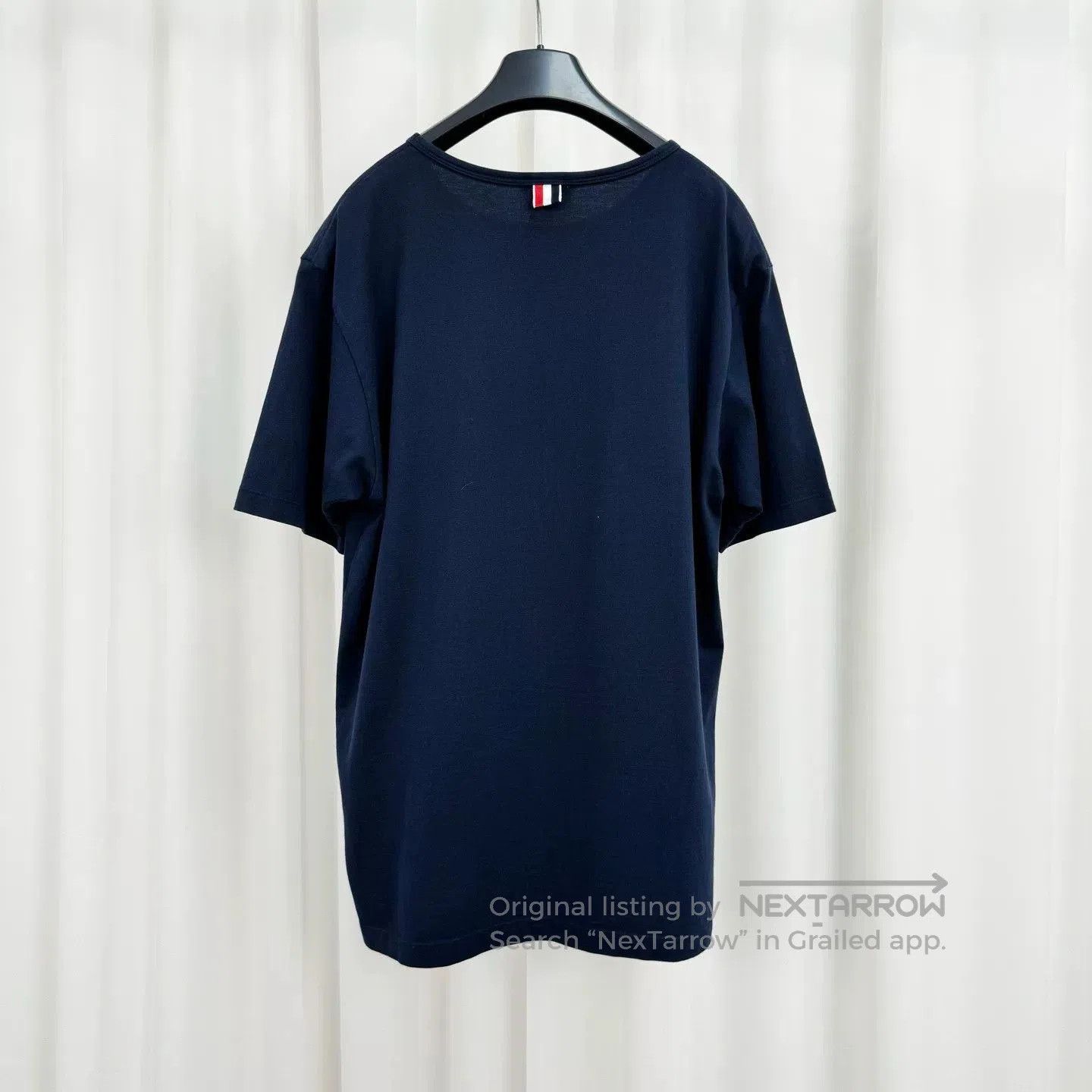 Thom Browne Thom Browne Navy Stripe Pocket Short-Sleeve. Size US L / EU 52-54 / 3 - 2 Thumbnail
