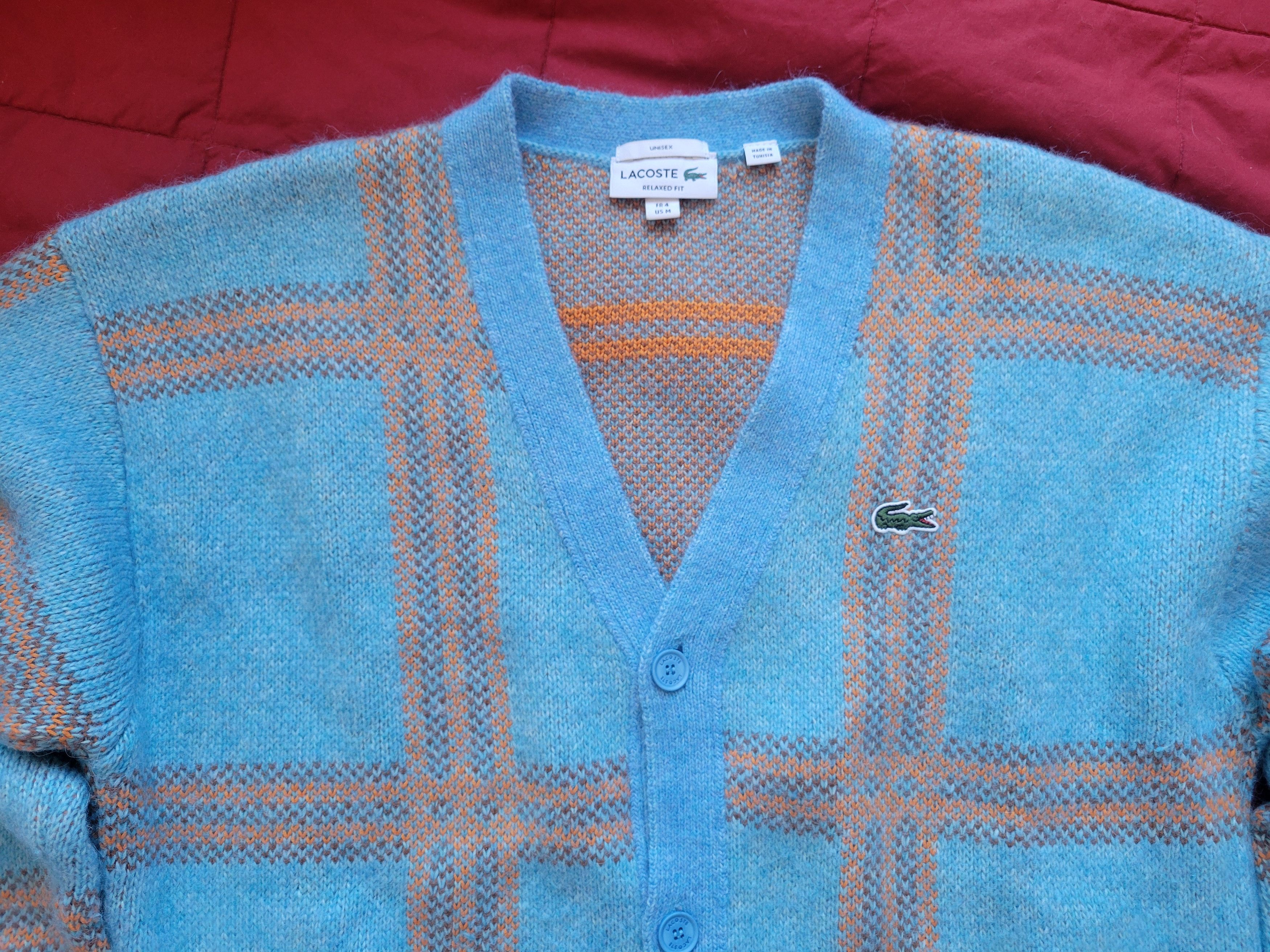 Lacoste Lacoste wool cardigan Size US M / EU 48-50 / 2 - 2 Thumbnail