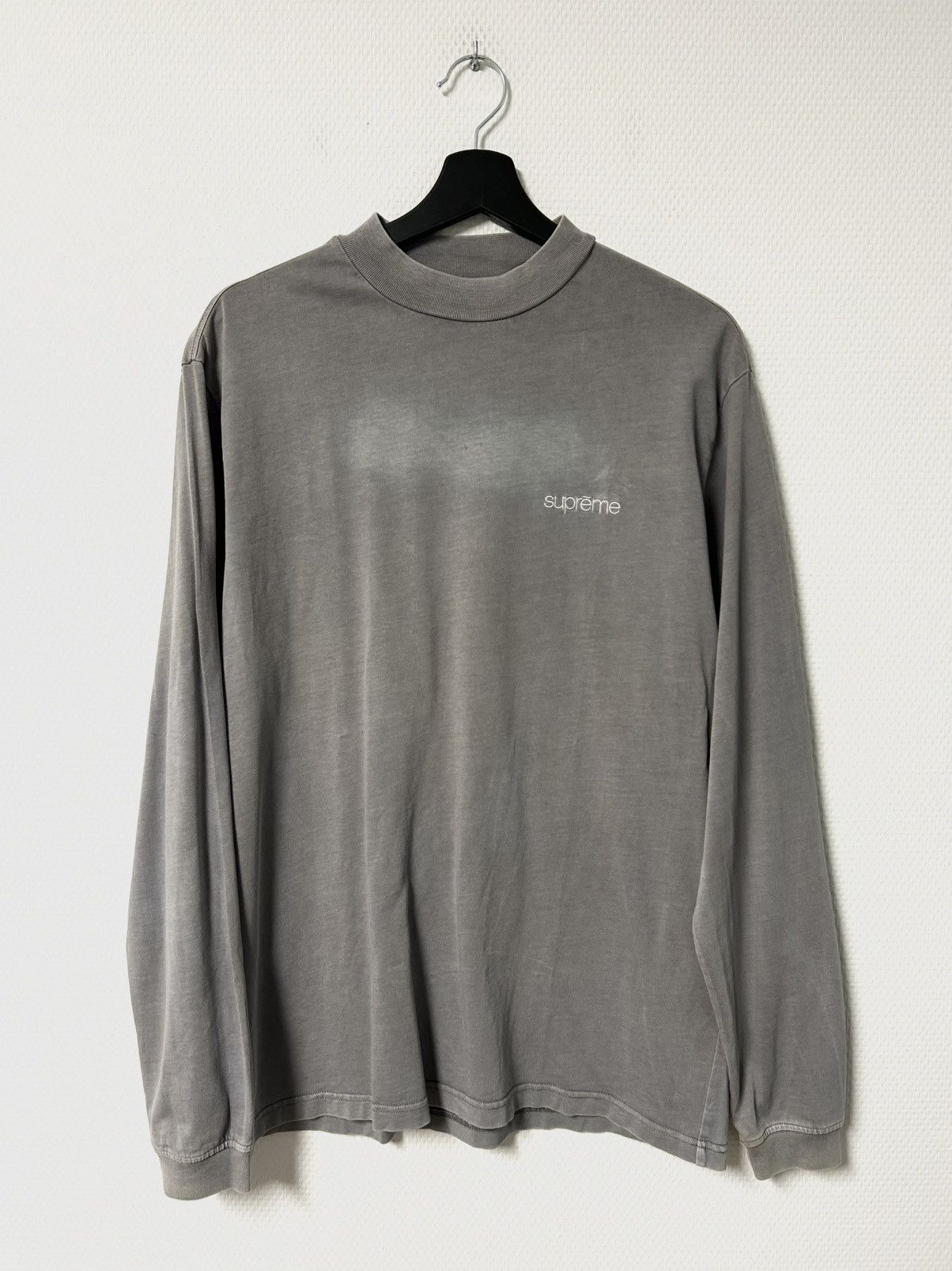 Supreme Supreme - FW23 Mock Neck Longsleeve grey🩶 Size US S / EU 44-46 / 1 - 1 Thumbnail
