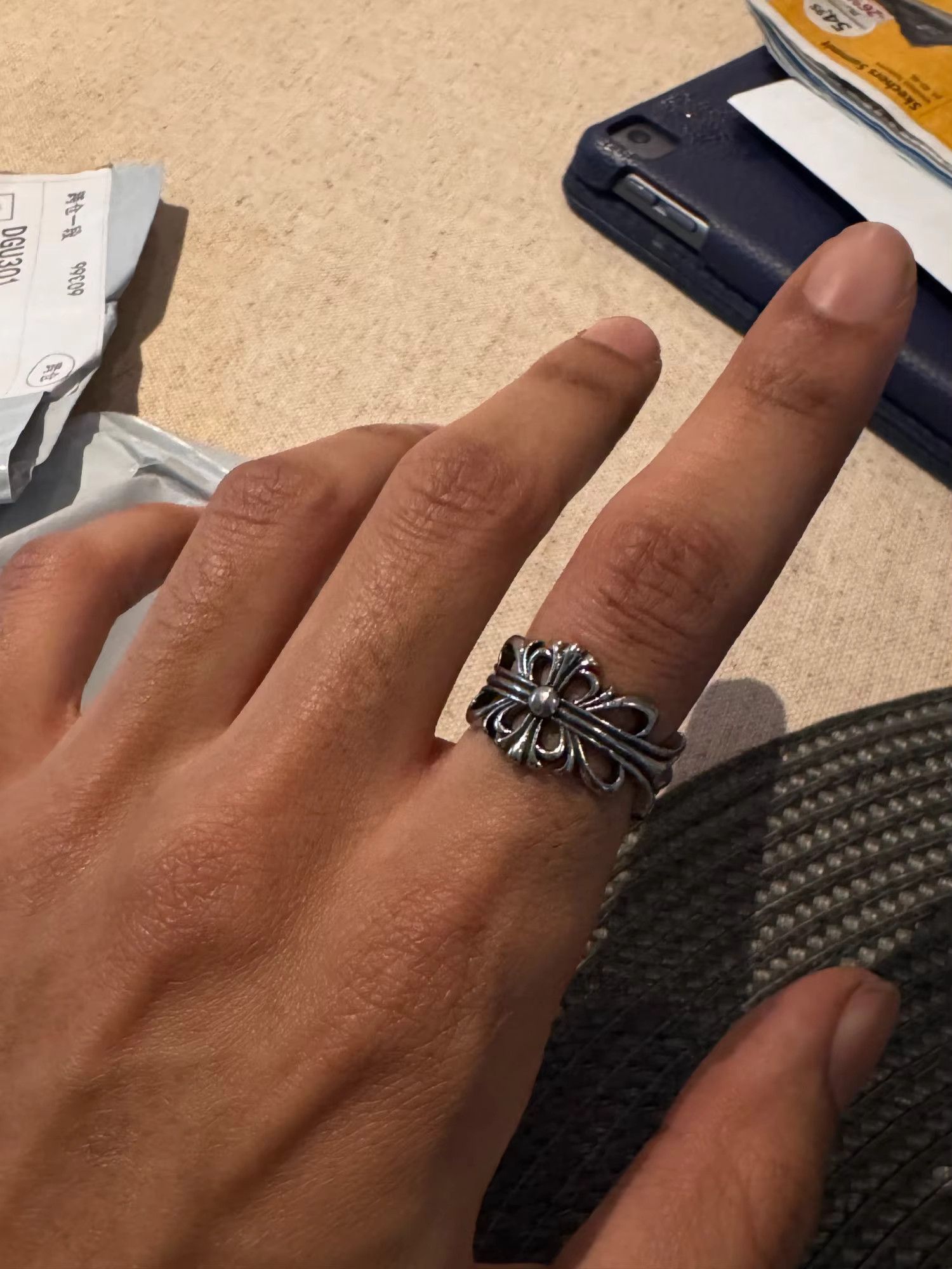 Other y2k cross ring Size ONE SIZE - 1 Preview