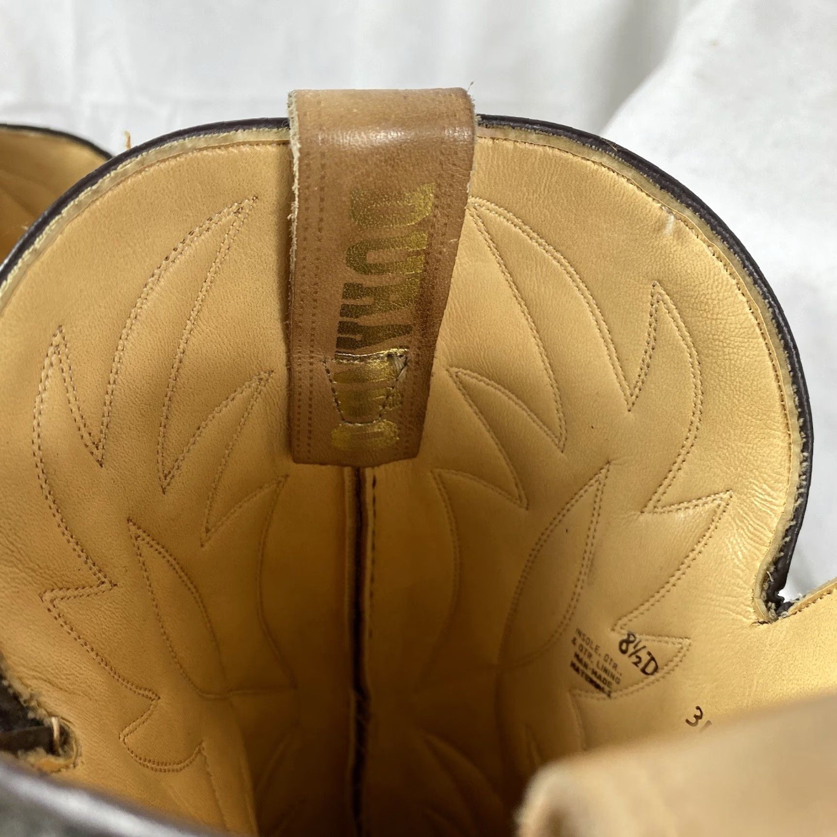 Durango VINTAGE Durango Leather Cowboy Boots Size 8.5 Size US 8.5 / EU 41-42 - 5 Thumbnail