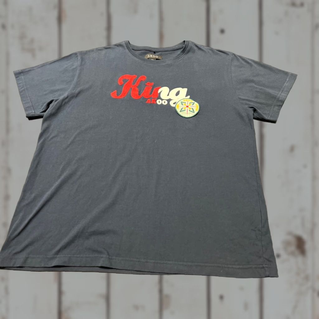 Vintage VINTAGE AKOO Men’s T-Shirt 2XL Adult Blue Regular Fit Size US XXL / EU 58 / 5 - 1 Thumbnail