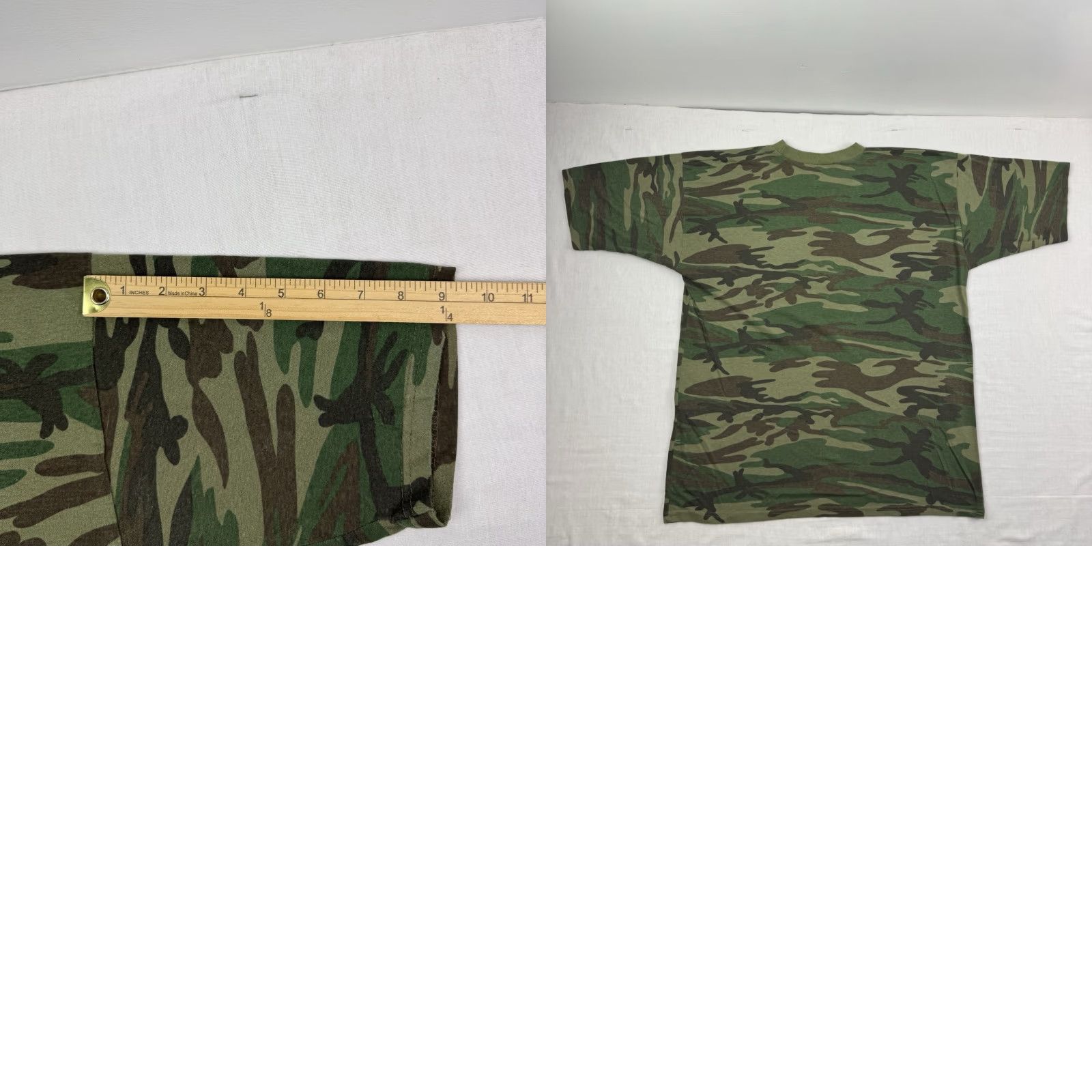 Imperial VINTAGE Imperial Camouflage T-Shirt Adult Large Shirt Men L Green 90s Hipster Military Outdoor USA Size US L / EU 52-54 / 3 - 8 Thumbnail