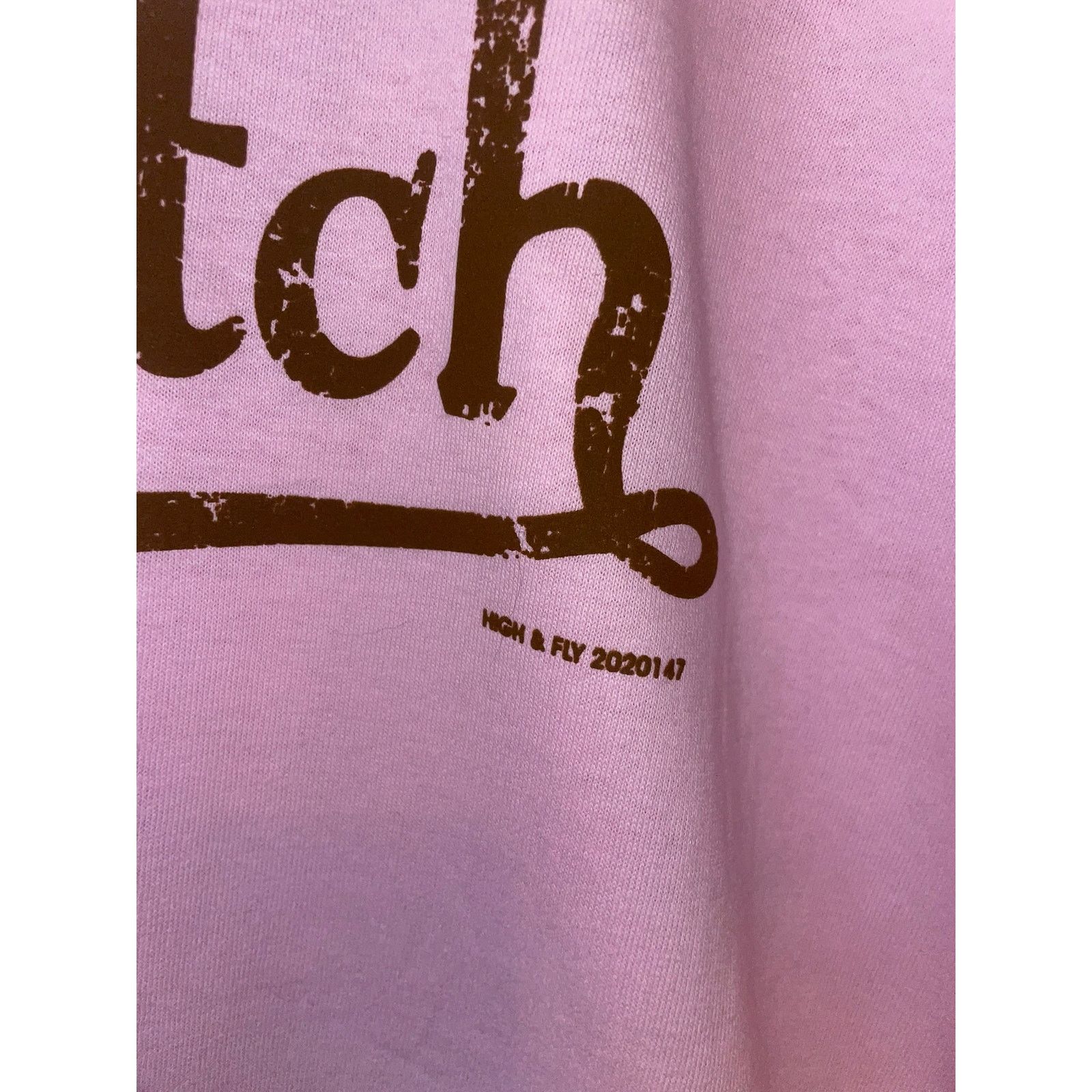 Gildan Vintage Spoof Shirt Von B*tch Dutch Pink Joke Tee 2000s XL Size US XL / EU 56 / 4 - 5 Thumbnail