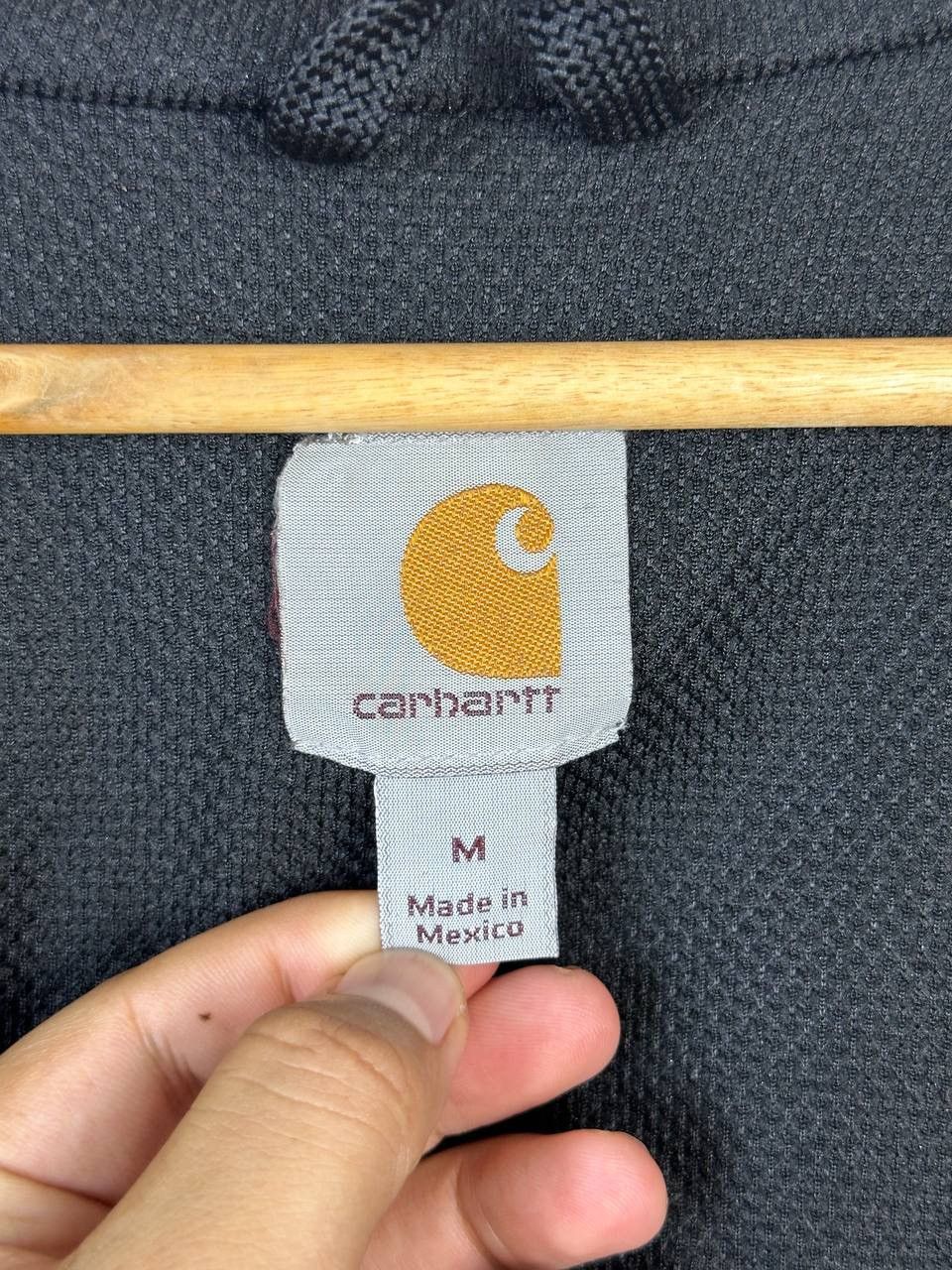 Carhartt × Vintage Sun Faded Carhartt RD Thermal Line Hoodie (Pit 24.5) Size US M / EU 48-50 / 2 - 12 Thumbnail