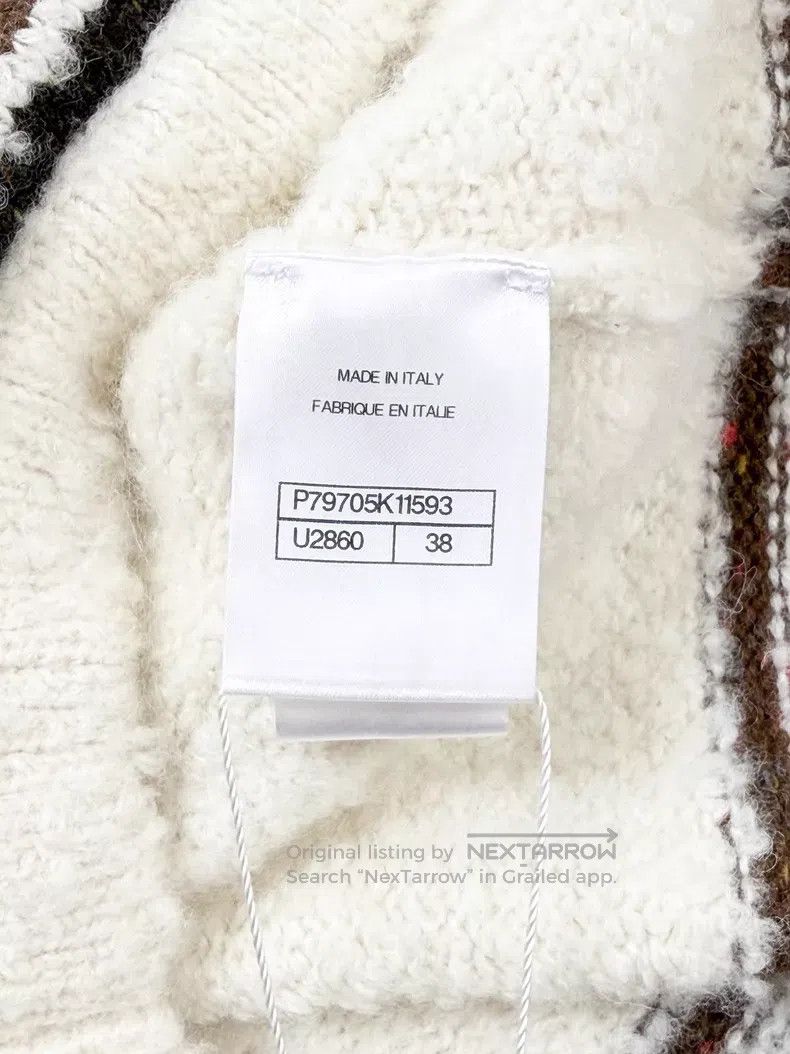 Chanel Chanel Milky white brown edge cashmere knitted cardigan ja Size XS / US 0-2 / IT 36-38 - 6 Thumbnail