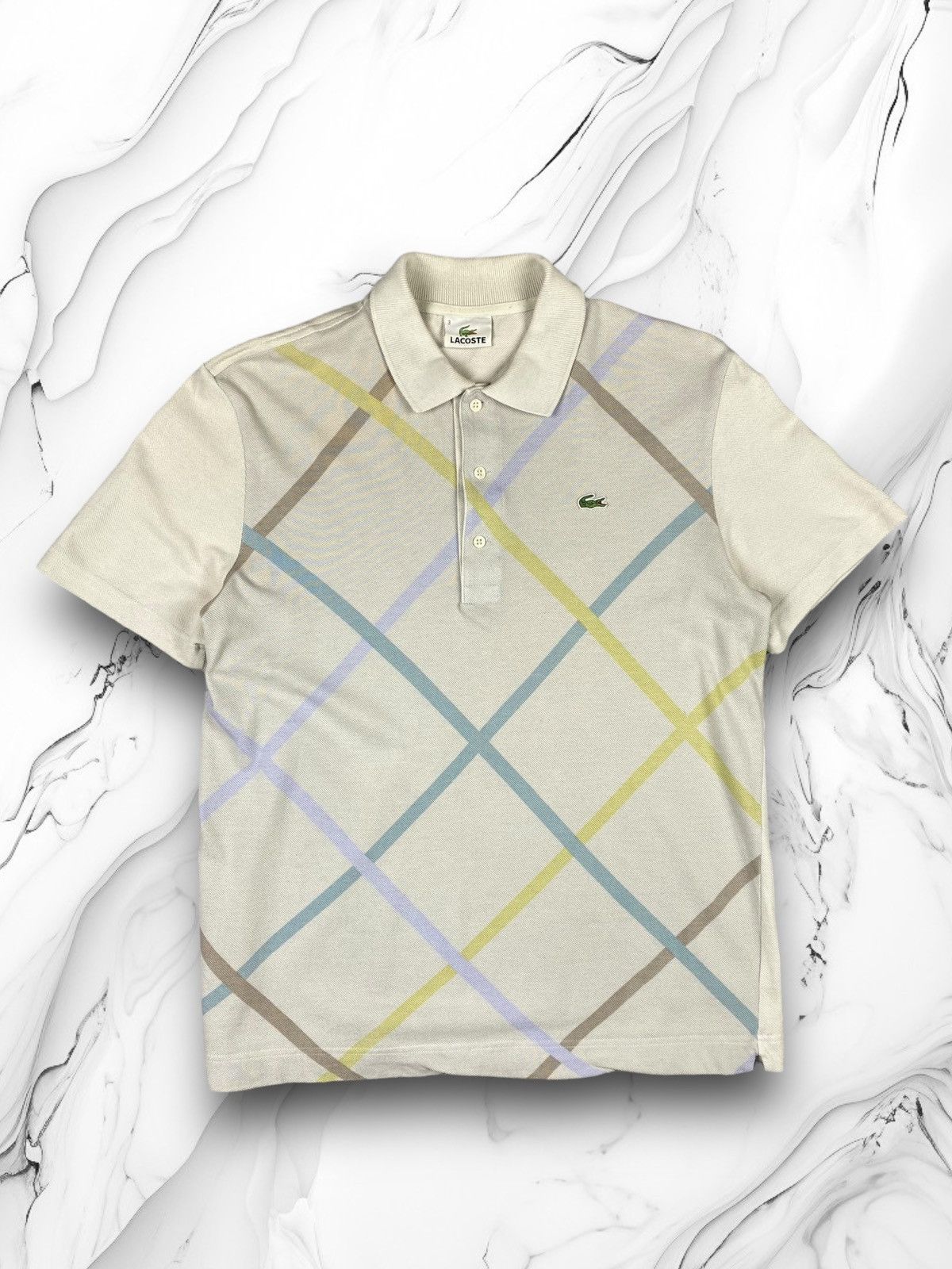 Lacoste Vintage Polo Lacoste Designer T Shirt Size 3 Size US M / EU 48-50 / 2 - 1 Thumbnail
