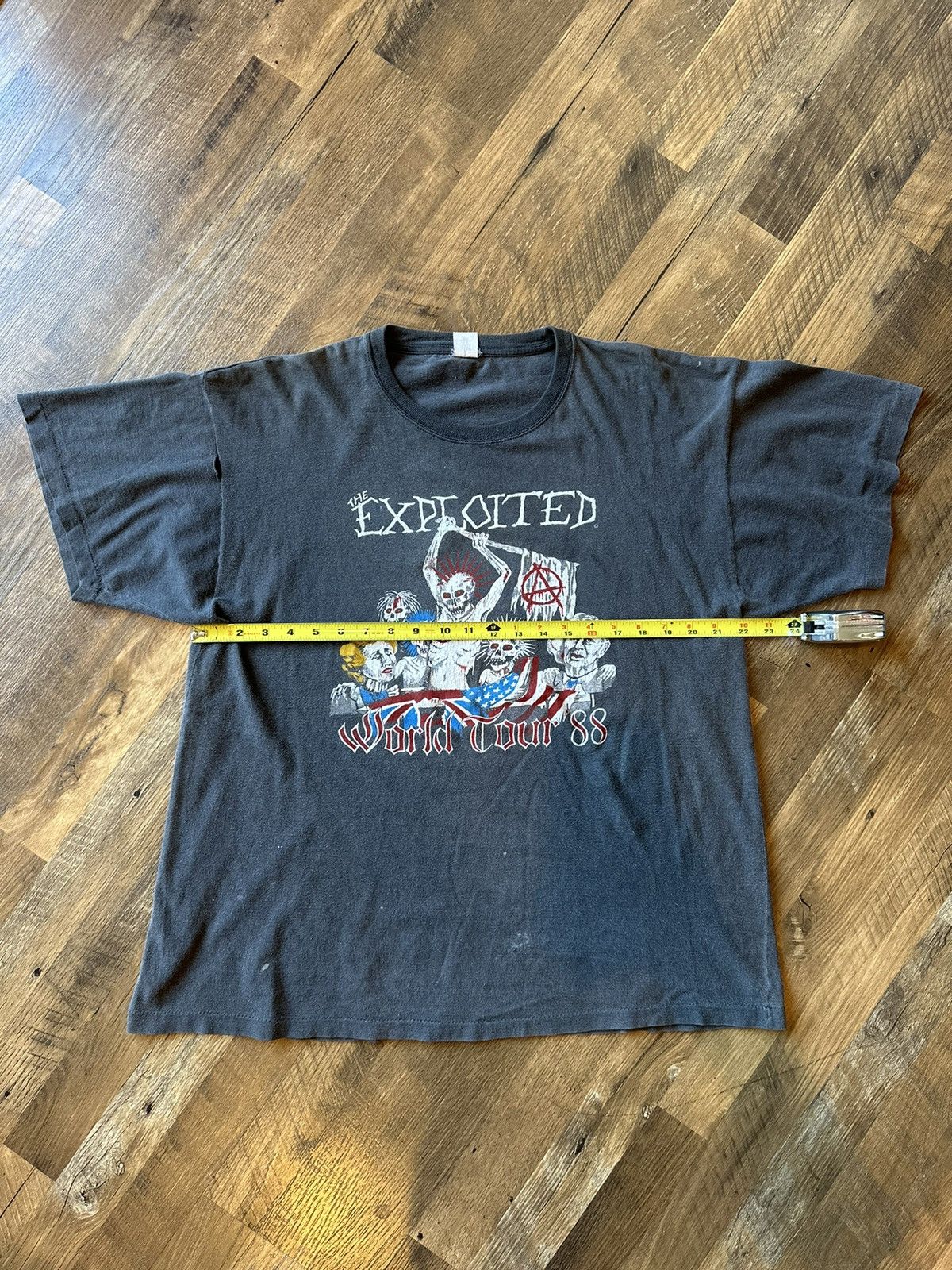Band Tees × Vintage The Exploited World Tour 88 Size US XL / EU 56 / 4 - 10 Thumbnail