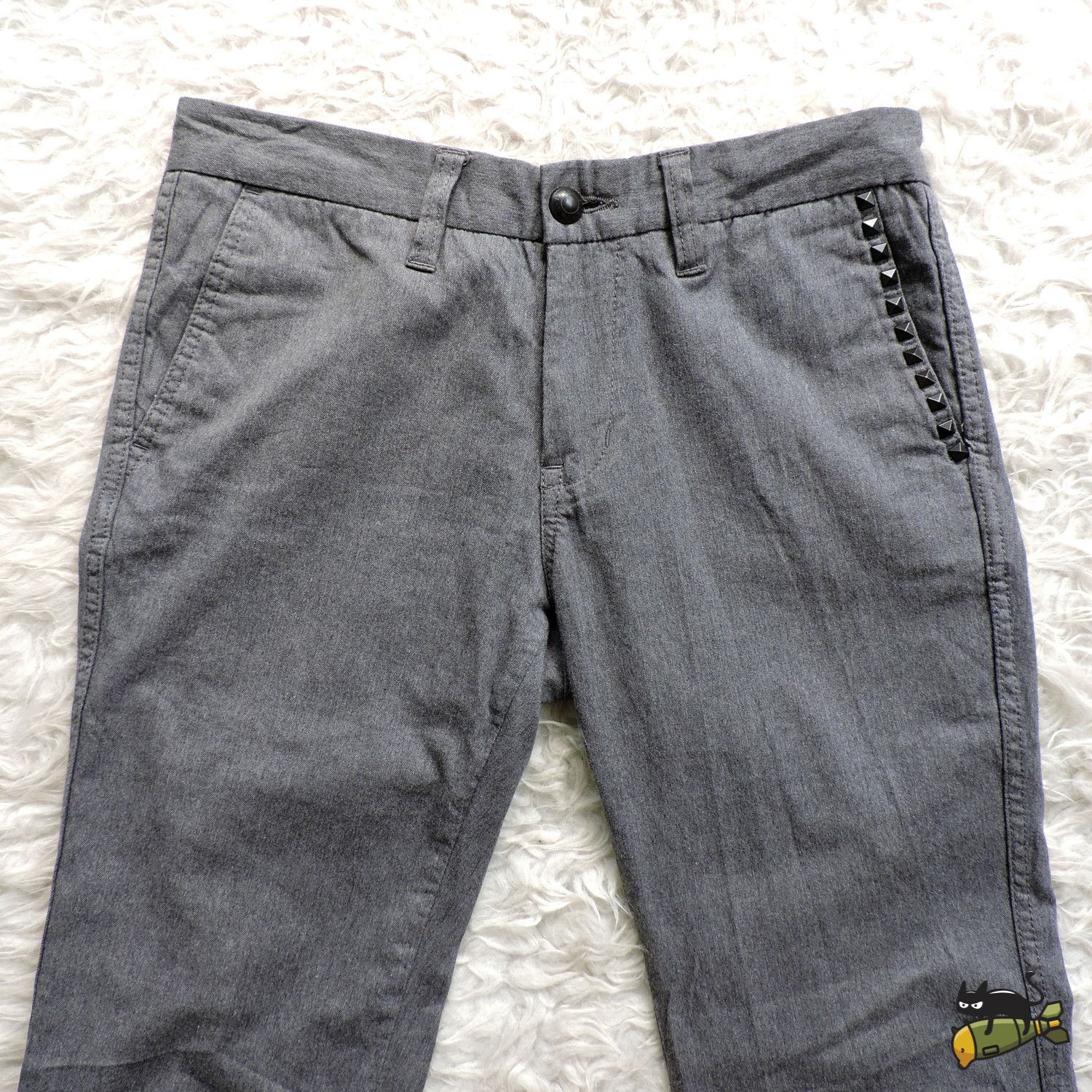 Vanquish VANQUISH JAPAN STUD LONG PANTS Size US 32 / EU 48 - 2 Thumbnail