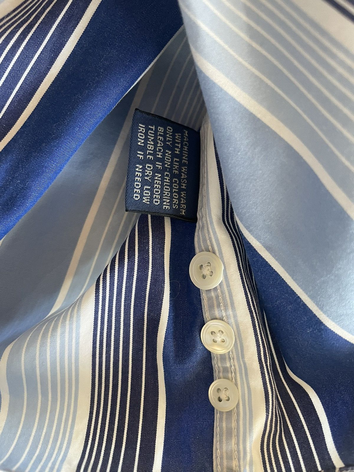 Faconnable × Vintage Bold Stripe French Cuff Shirt Size US XL / EU 56 / 4 - 5 Thumbnail