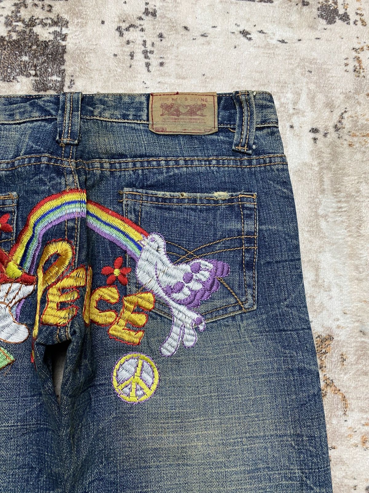 Hysteric Glamour Rare💥Rusty Crack Red PepperxPeace Jeans Size US 30 / EU 46 - 11 Thumbnail
