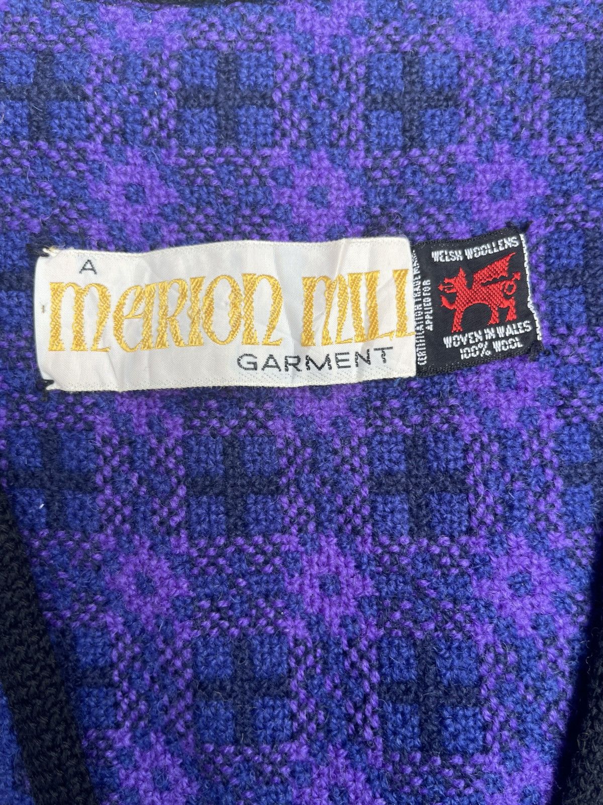 Japanese Brand × Vintage 1970s Vintage Merion Mill Vest - Made in Wales - 100% Wool Size US M / EU 48-50 / 2 - 3 Thumbnail