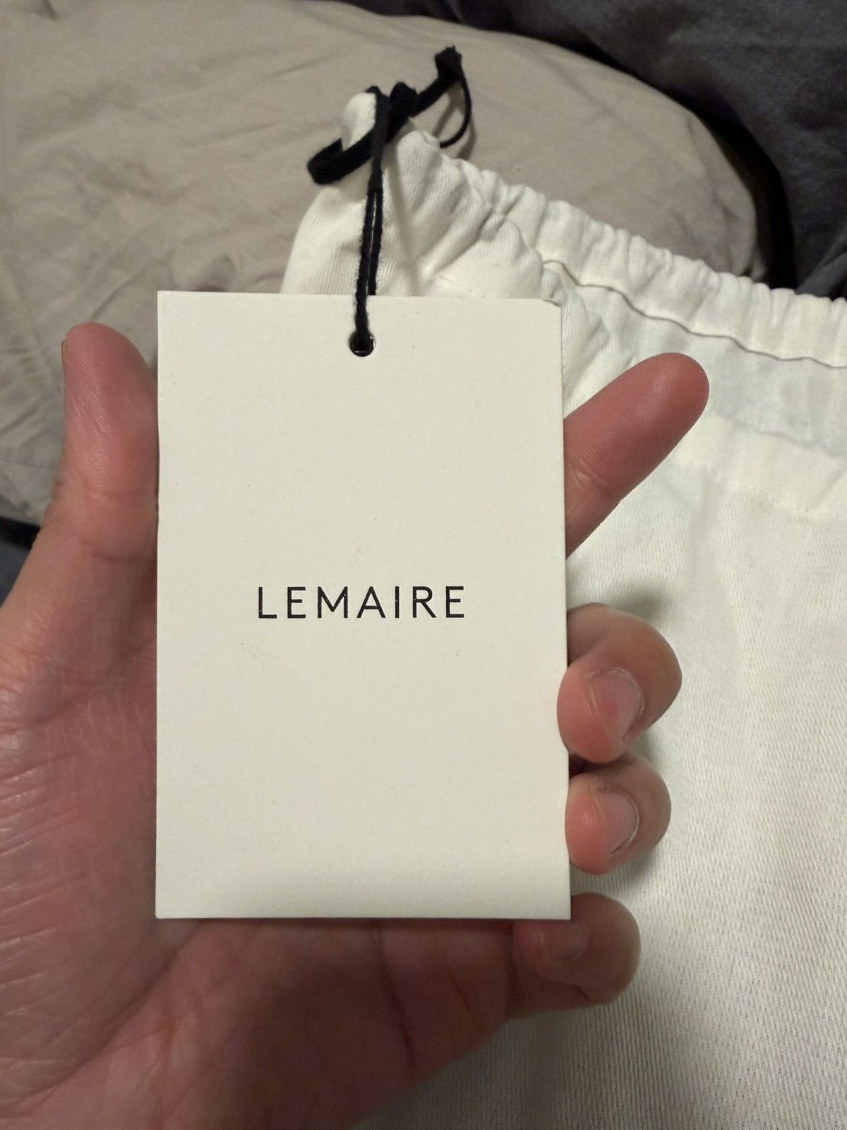 Lemaire Lemaire Scarf Bag Espresso Large Size ONE SIZE - 8 Thumbnail