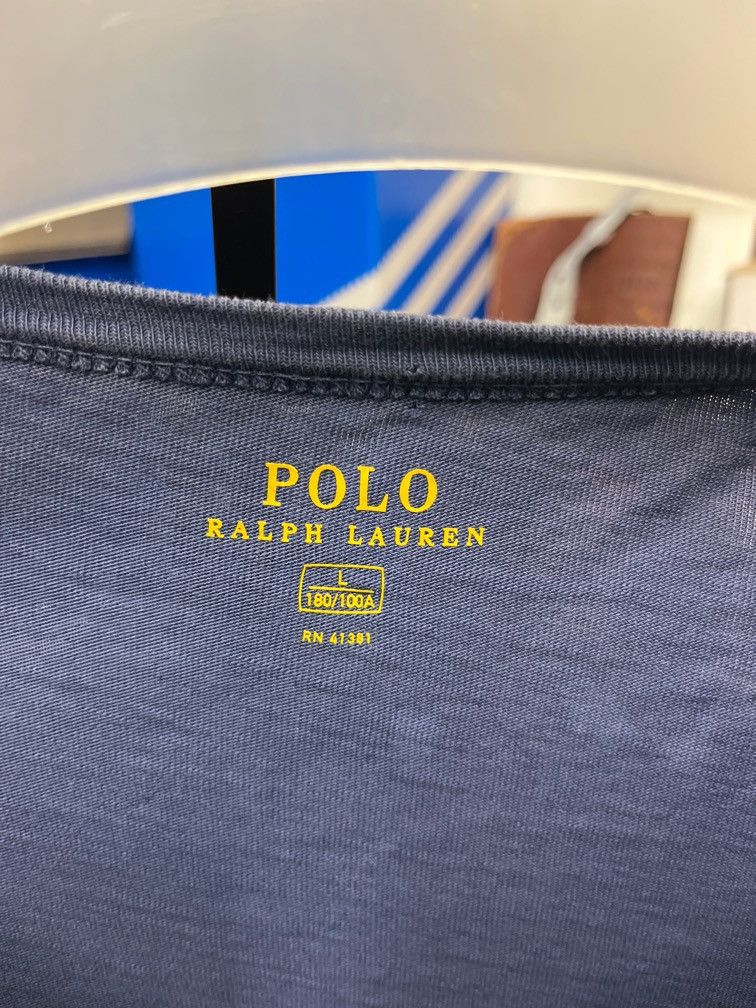Polo Ralph Lauren Vintage Polo Ralph Lauren Marine Tee Size US M / EU 48-50 / 2 - 2 Thumbnail
