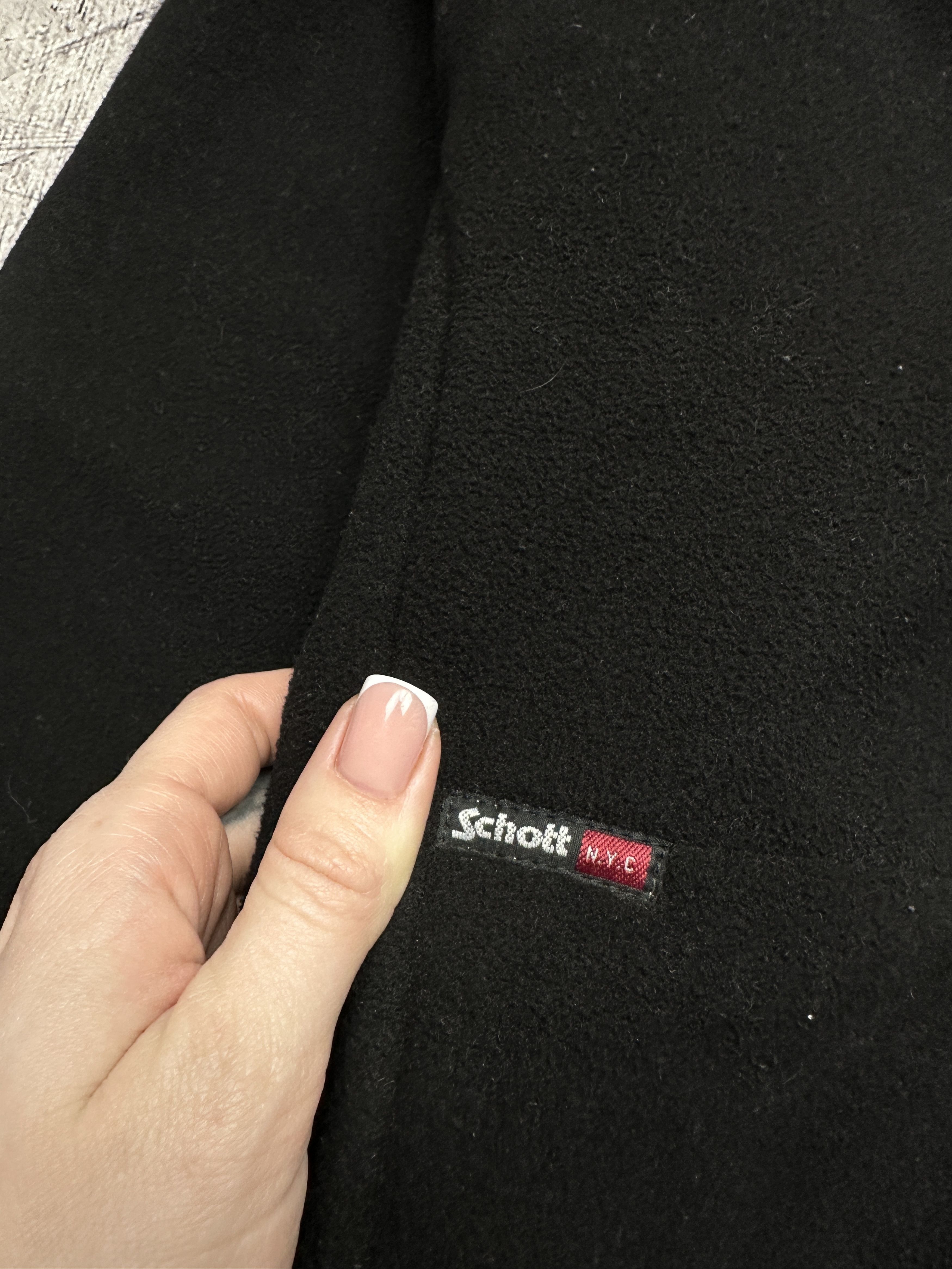 Schott × Vintage Schott NYC Vintage Mens Sherpa Fleece Jacket Size US M / EU 48-50 / 2 - 3 Thumbnail