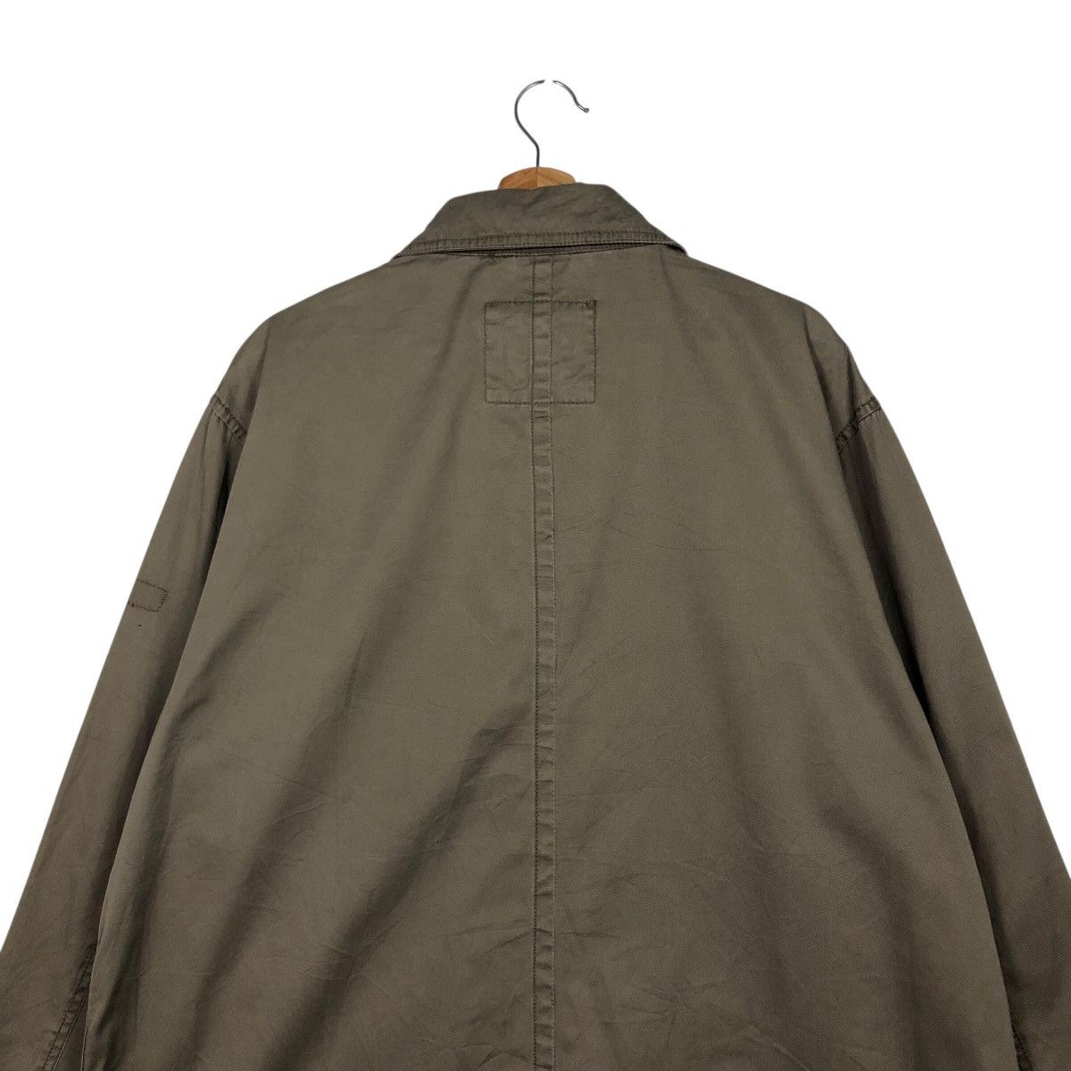 Japanese Brand Vintage Striped Wool Bomber Jacket Old Navy Issey Miyake Size US XL / EU 56 / 4 - 10 Thumbnail