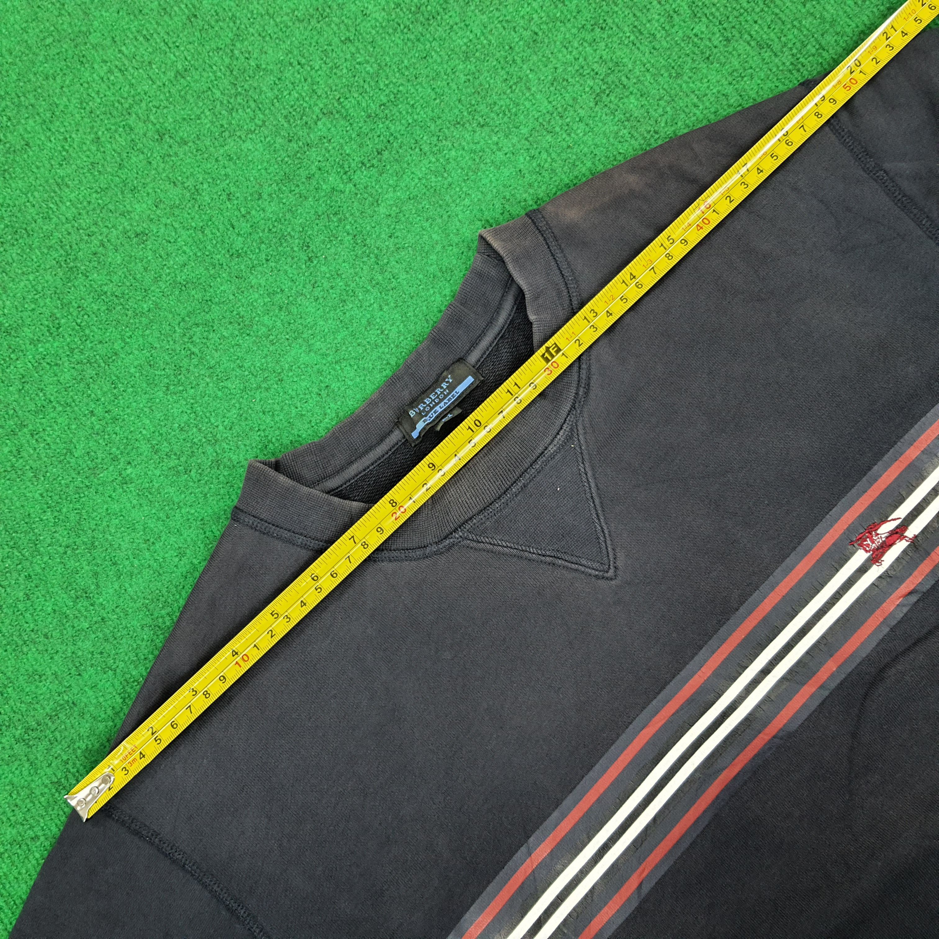 Burberry Vintage Burberry London Blue Label Striped Sweatshirt Size US M / EU 48-50 / 2 - 11 Thumbnail