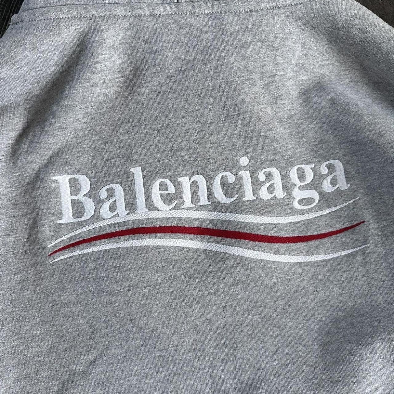 Balenciaga Balenciaga Gray Hoodie Size US S / EU 44-46 / 1 - 5 Thumbnail