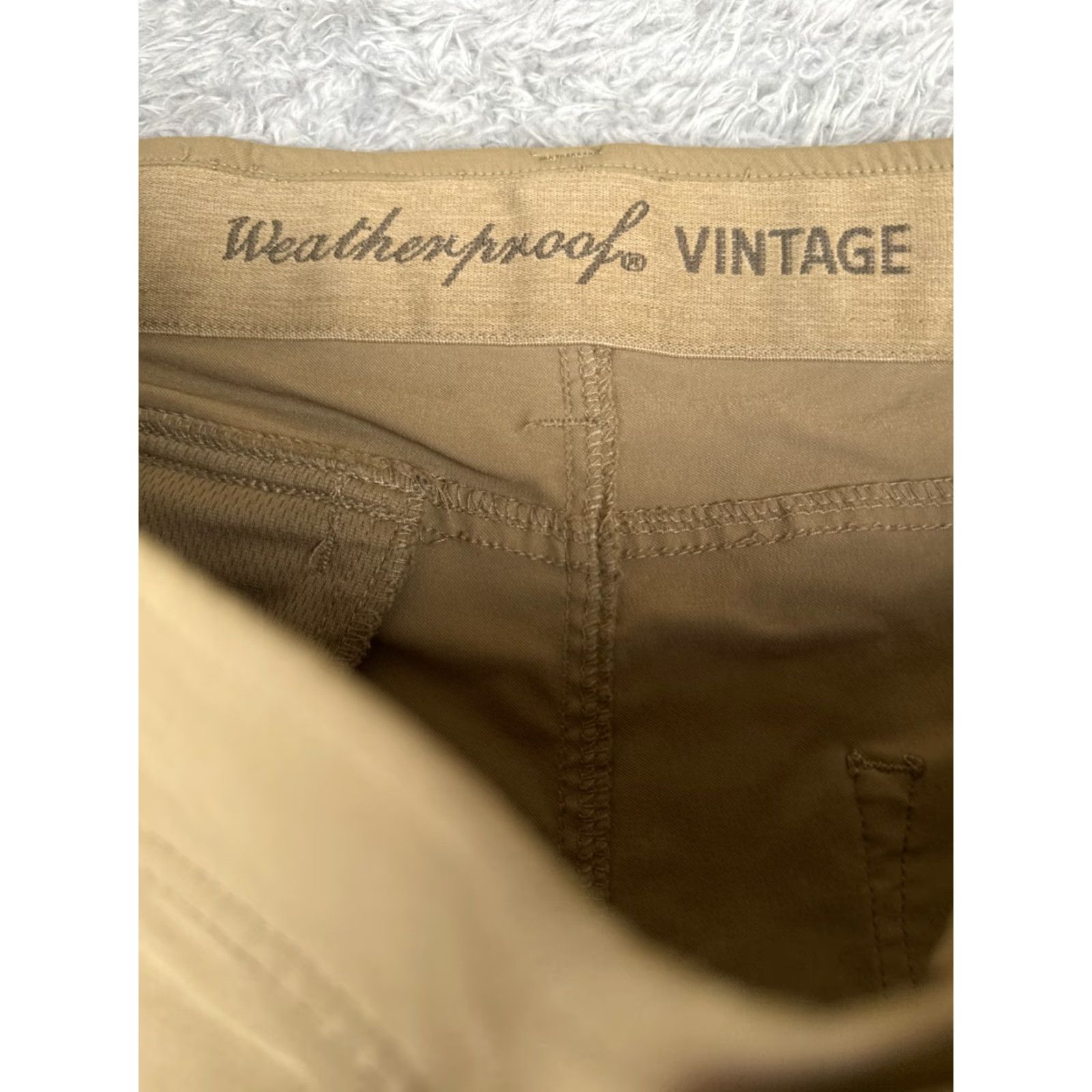 Weatherproof Weatherproof Pants Mens Regular Cargo Straight Beige 36x32 Nylon Blend Size 36 Inseam 32 Front Flat Pockets Cargo Pocket Workwear Outdoor Size US 36 / EU 52 - 6 Thumbnail