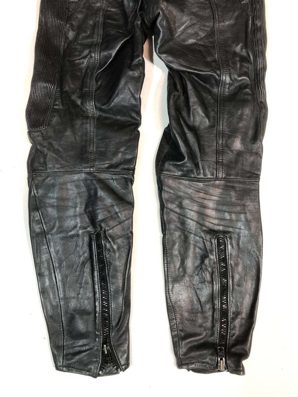 Leather × Vintage Polo Racing Moto Biker Leather Pants Vintage Size US 29 - 8 Thumbnail