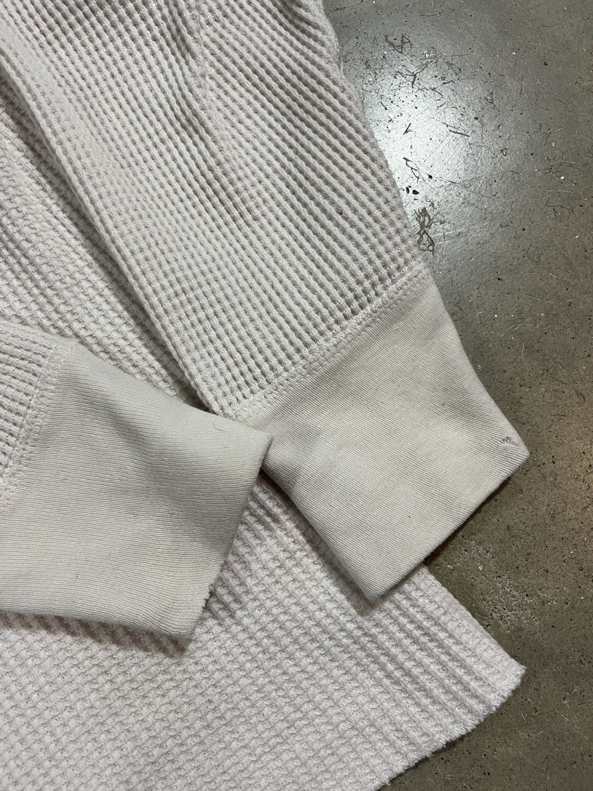 Vintage Vintage 60s Cotton Thermal Shirt White Size US M / EU 48-50 / 2 - 6 Thumbnail