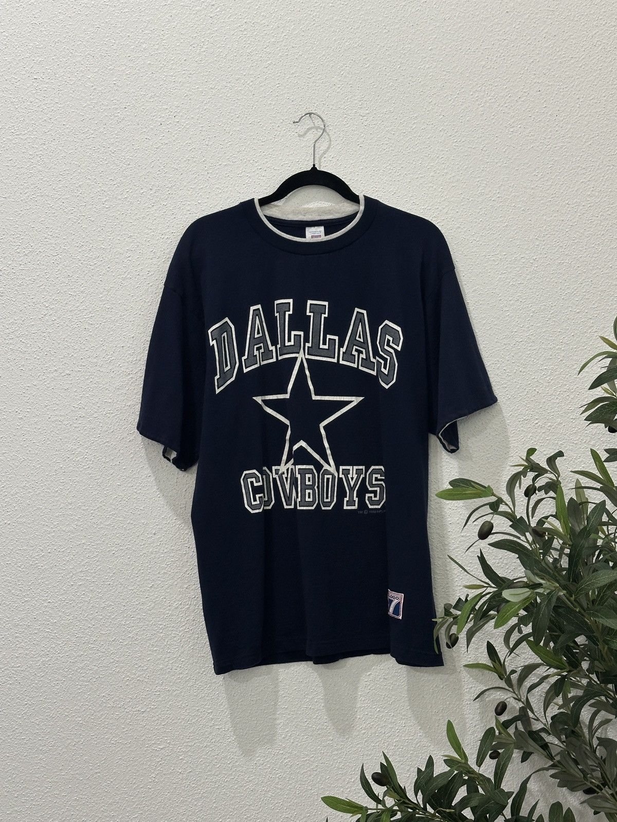 Logo 7 Vintage 90s Dallas Cowboys Logo 7 1992 NFL Double Sleeves XL Size US XL / EU 56 / 4 - 1 Thumbnail