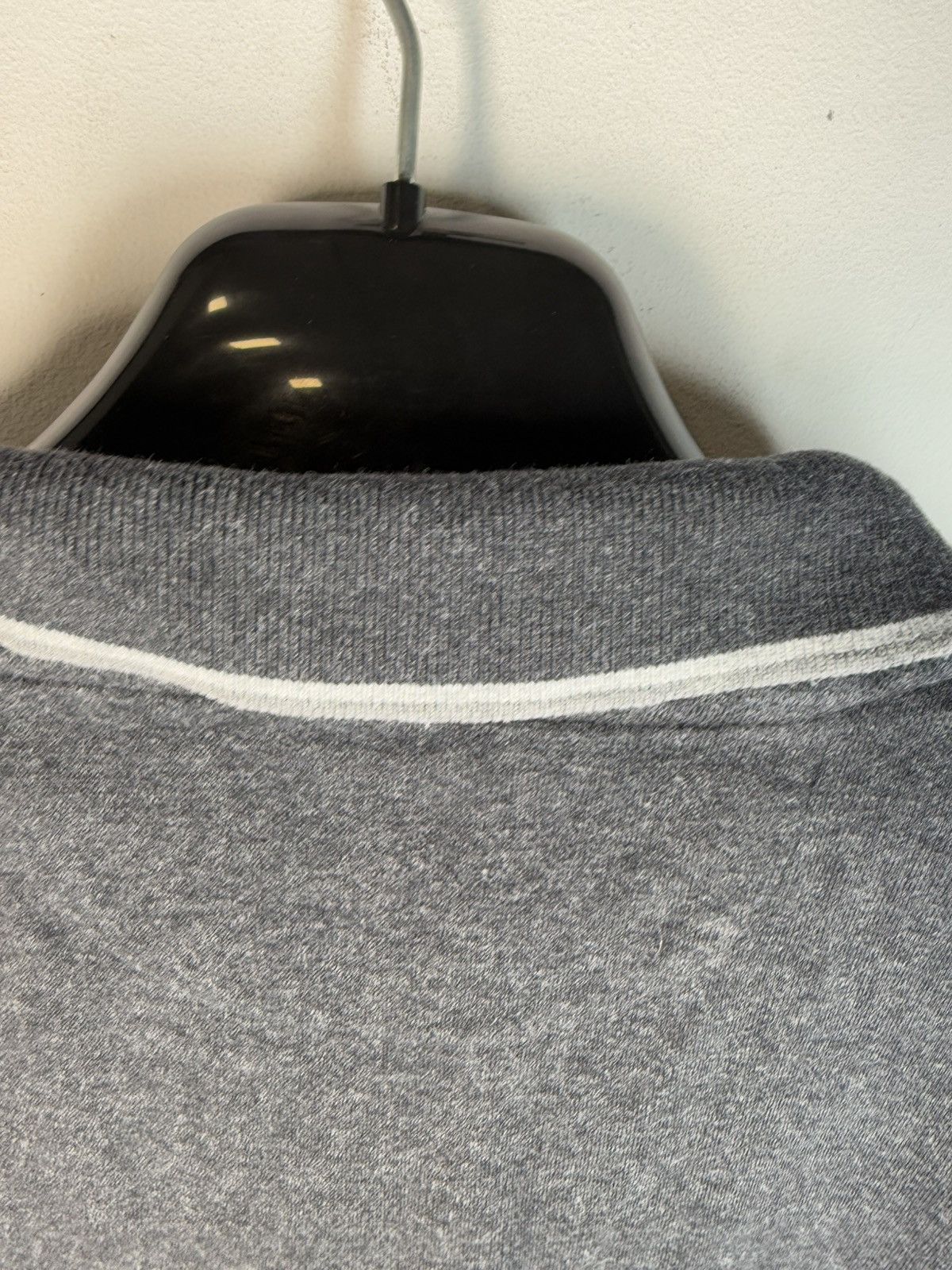 Yves Saint Laurent 90s YSL Sweatshirt 1/4 Quarter Zip Grey Vintage Sweater Size US L / EU 52-54 / 3 - 16 Thumbnail