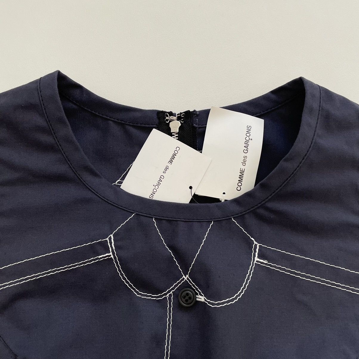 Comme des Garcons S/S 10 ‘Shirt Illusion’ Blouse Top Size S / US 4 / IT 40 - 5 Thumbnail