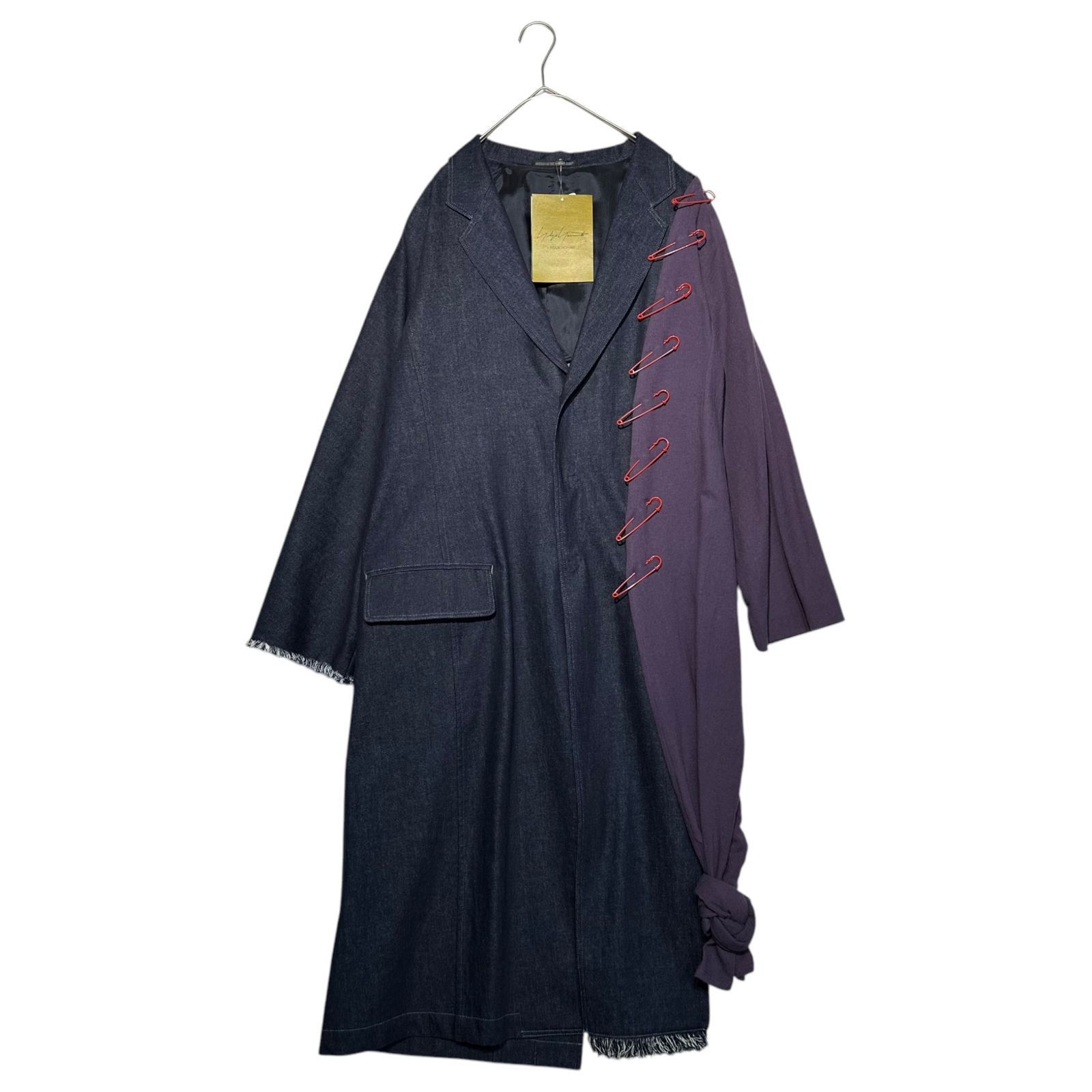 Yohji Yamamoto POUR HOMME 24ss runway wear safety pin jacket HS-345-813 Size US M / EU 48-50 / 2 - 1 Thumbnail