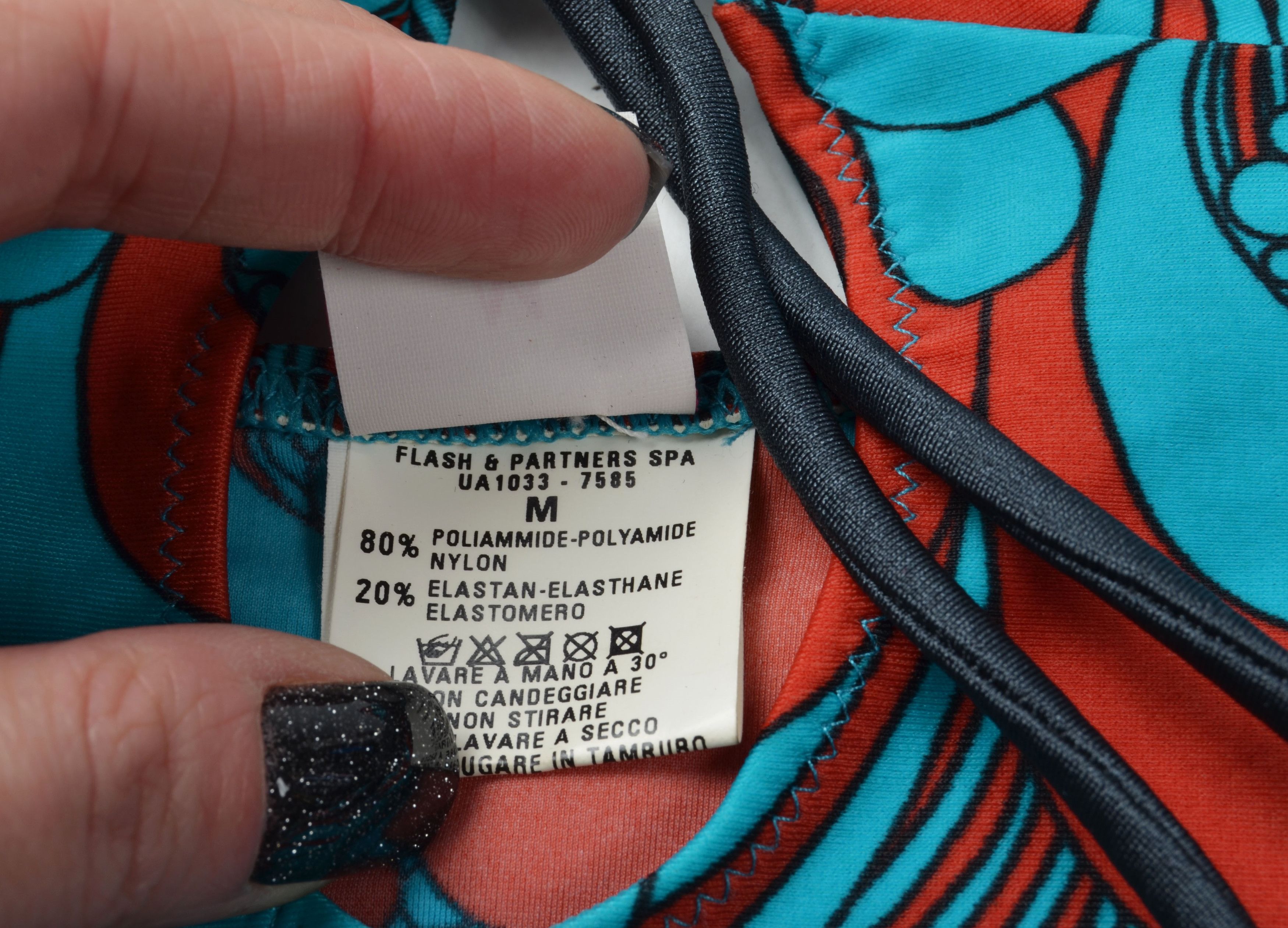 Designer × Vintage Nolita North Little Italy Y2K Psychedelic Halter Top Size M / US 6-8 / IT 42-44 - 8 Thumbnail