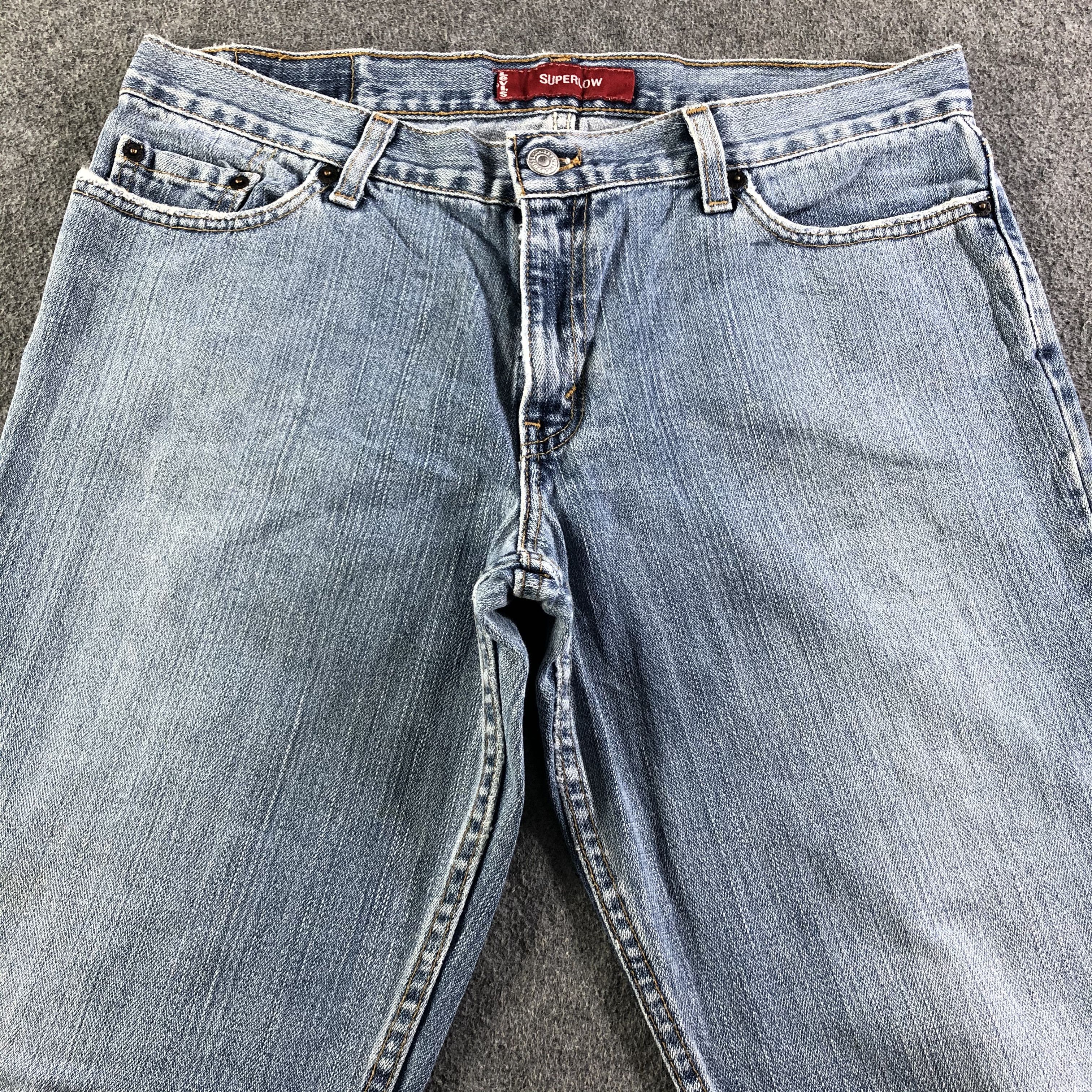 Levi's Vintage Blue Wash Levis 518 Jeans-J3465 Size 35" - 3 Thumbnail