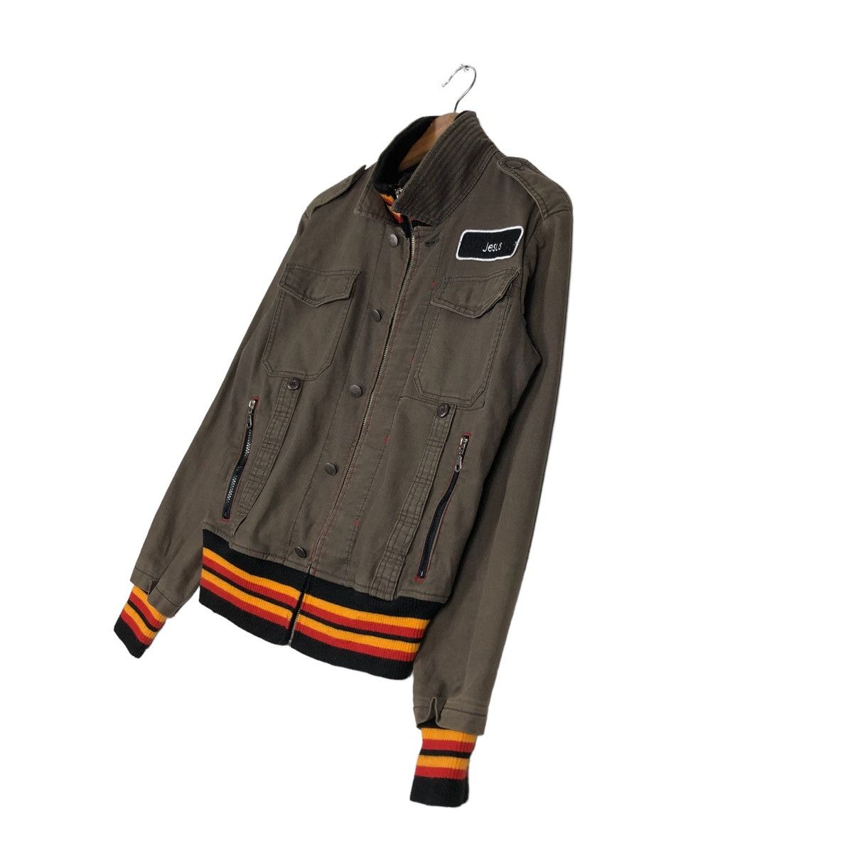 Japanese Brand VINTAGE BIKER WORK JACKET POWER TO THE PEOPLE BLACK LABEL Size US M / EU 48-50 / 2 - 2 Thumbnail