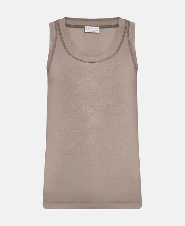 Brunello Cucinelli Tank top Size M / US 6-8 / IT 42-44 - 1 Thumbnail